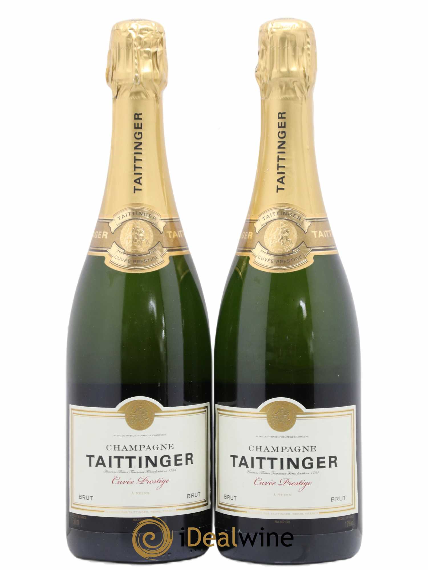 Brut Réserve Cuvée Prestige Taittinger - Lot de 2 bouteilles - 0