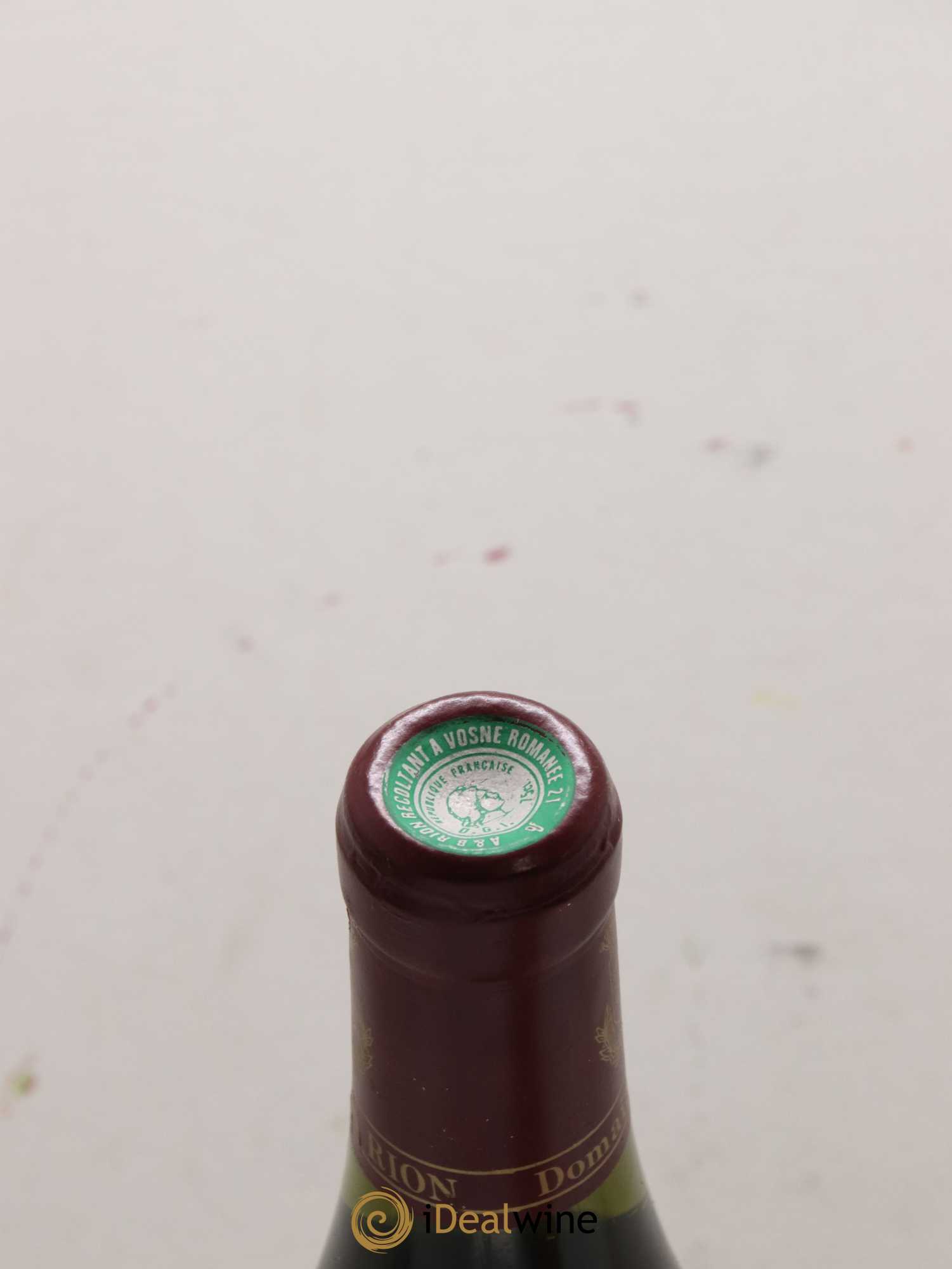 Vosne-Romanée Armelle et Bernard Rion 1990 - Lot de 3 bouteilles - 1