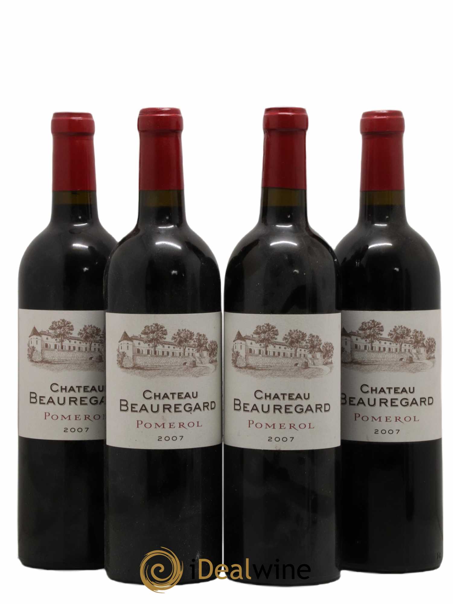 Château Beauregard 2007 - Lot de 4 bouteilles - 0