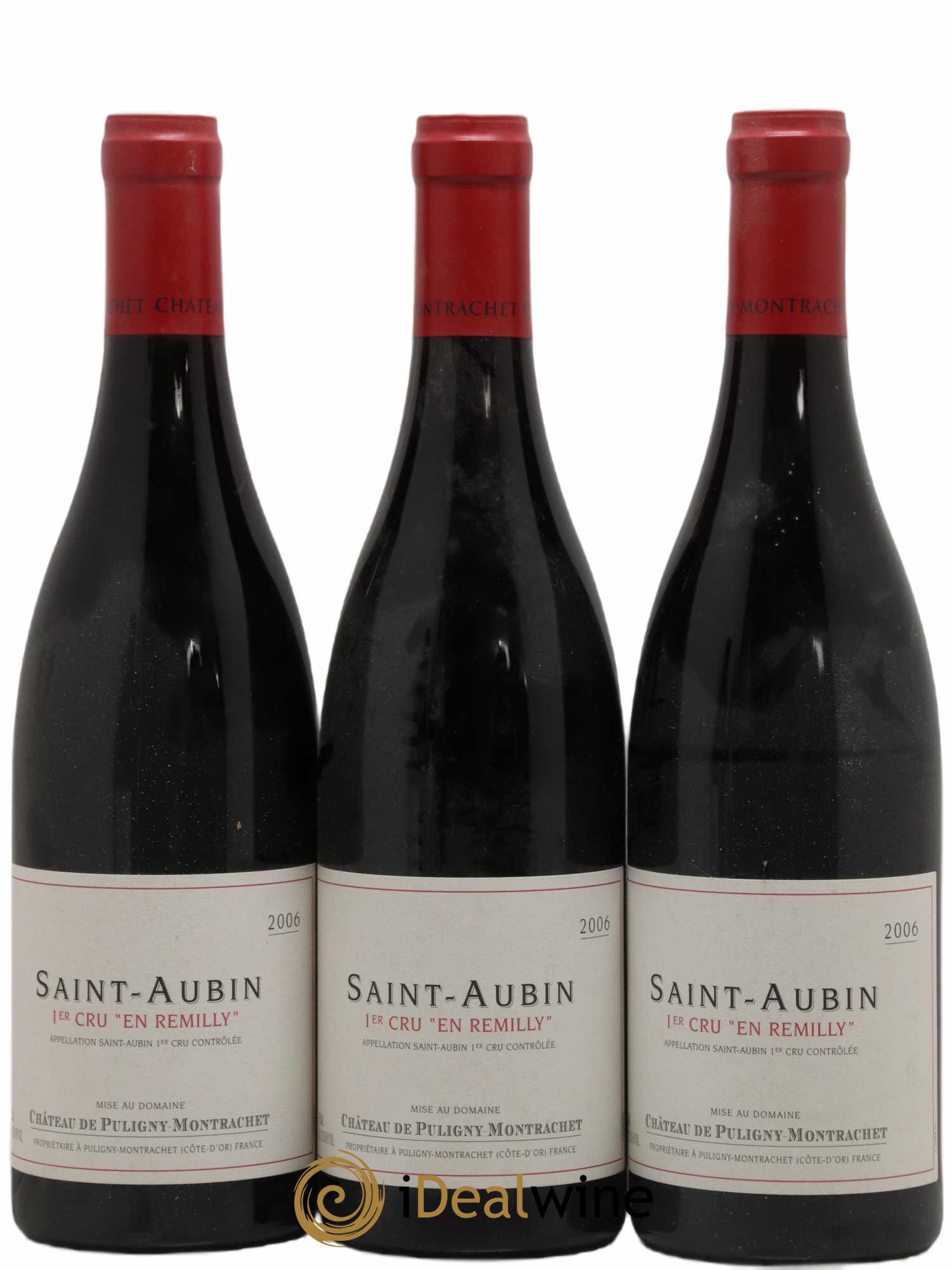 Saint-Aubin 1er Cru En Remilly Château de Puligny-Montrachet 2006 - Lot de 3 bouteilles - 0