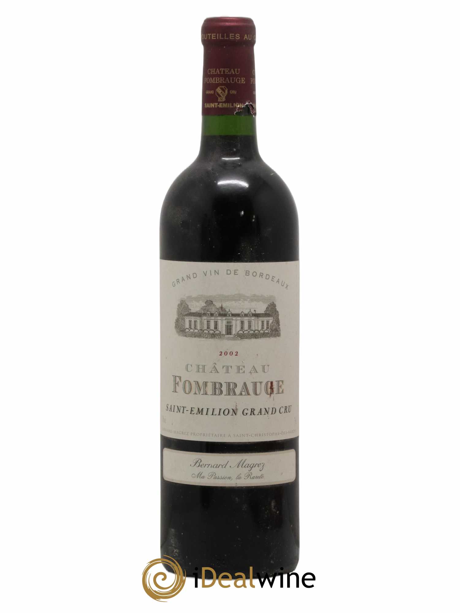 Château Fombrauge Grand Cru Classé 2002 - Lot de 1 bouteille - 0