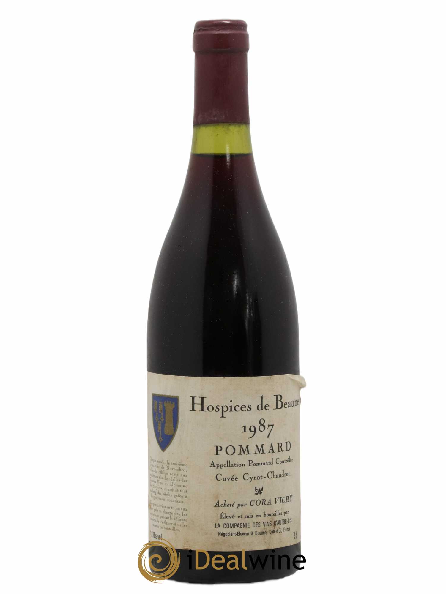 Pommard Cuvée Cyrot-Chaudron Hospices de Beaune 1987 - Lot de 1 bouteille - 0