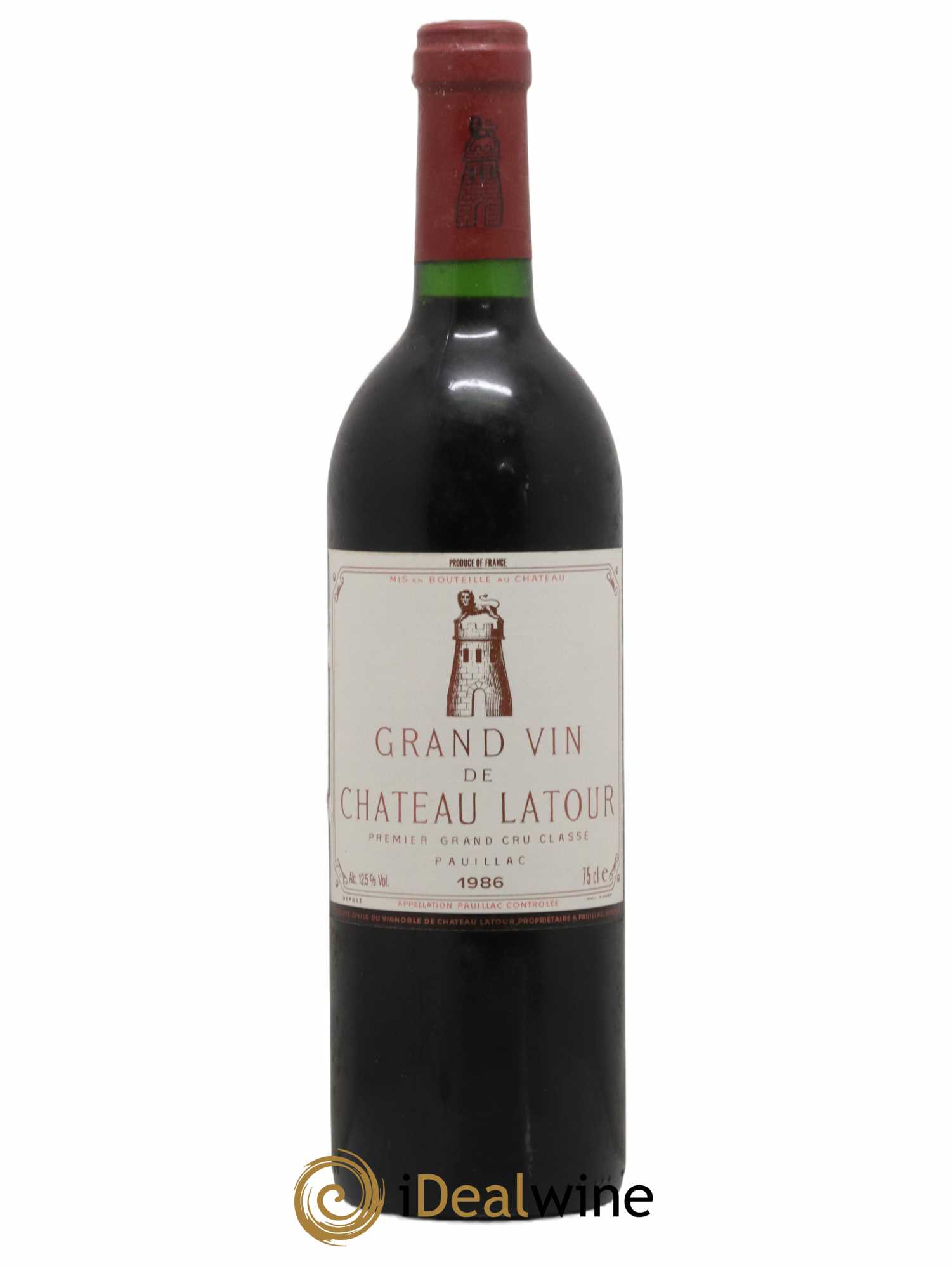 Château Latour 1er Grand Cru Classé 1986 - Lot de 1 bouteille - 0