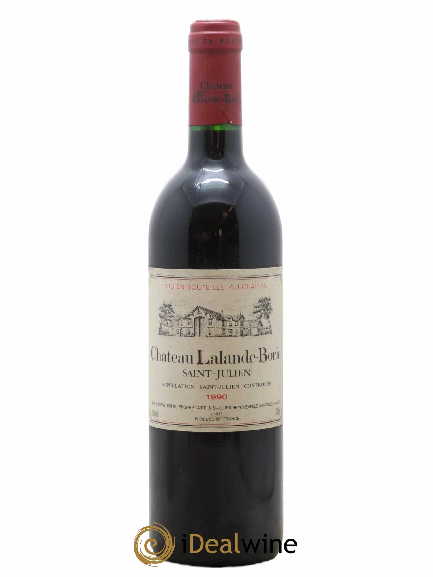 Château Lalande Borie 1990 - Lot de 1 bouteille - 0