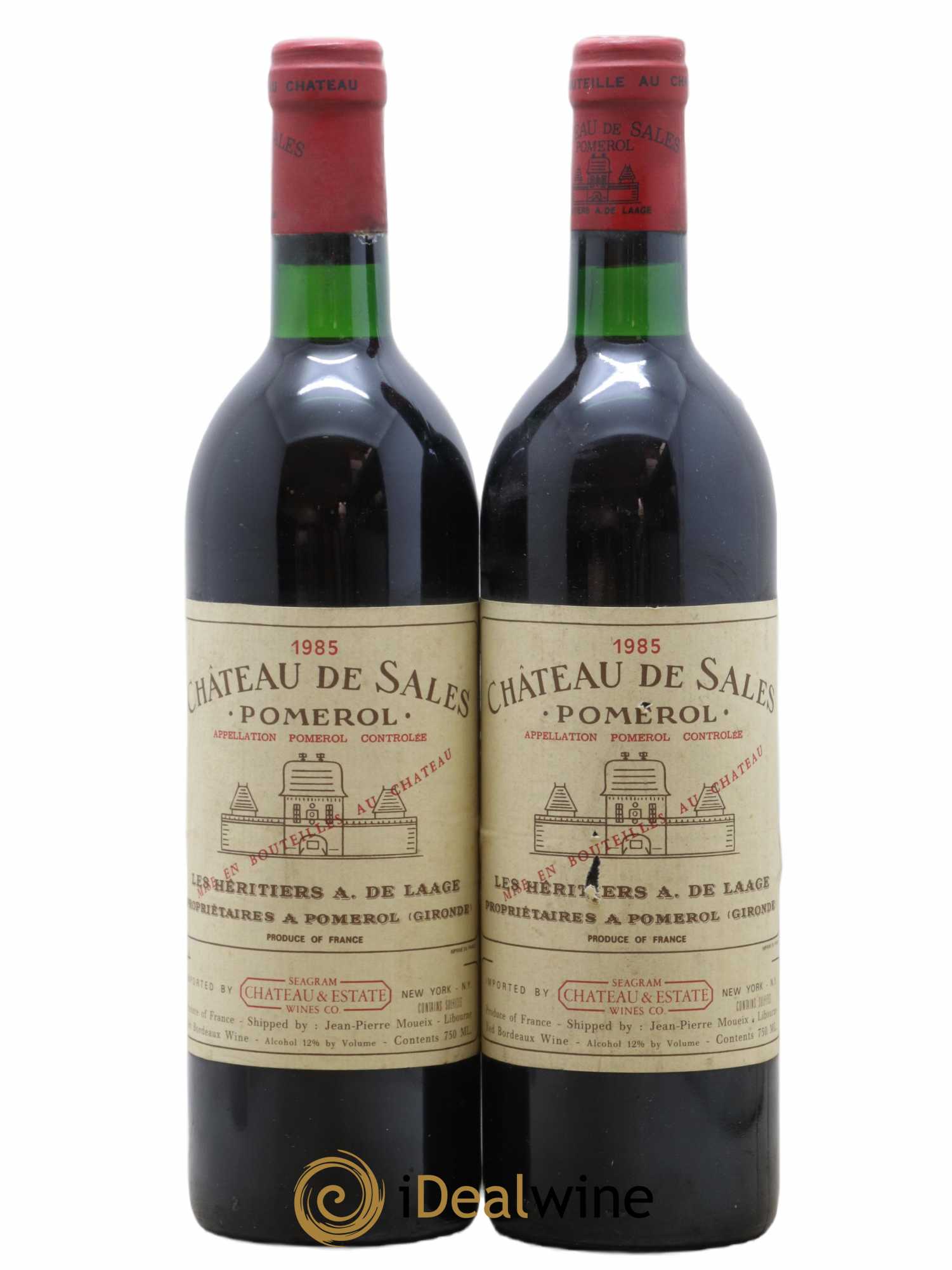 Château de Sales 1985 - Lot de 2 bouteilles - 0