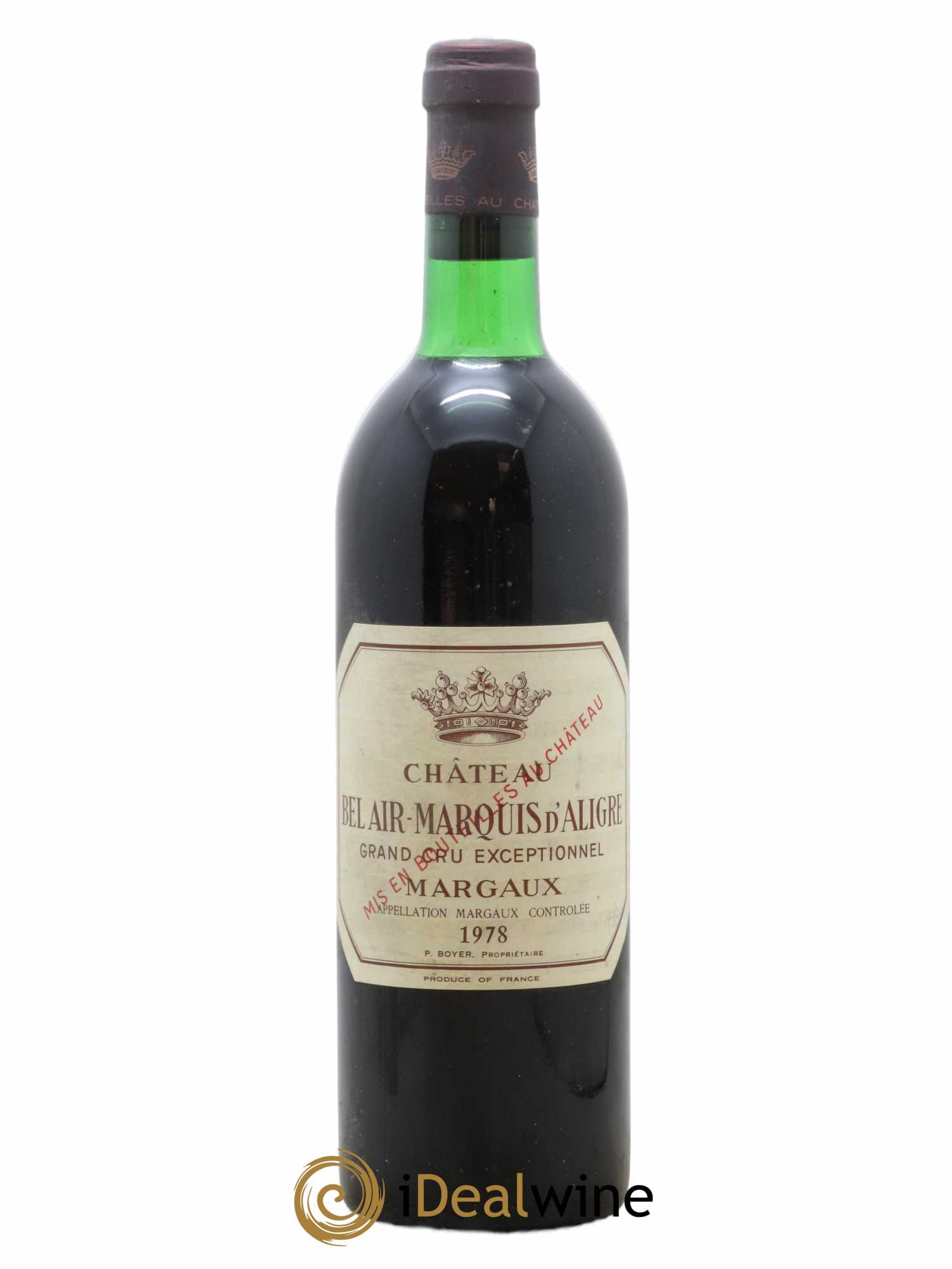 Château Bel Air Marquis d'Aligre 1978 - Lot de 1 bouteille - 0
