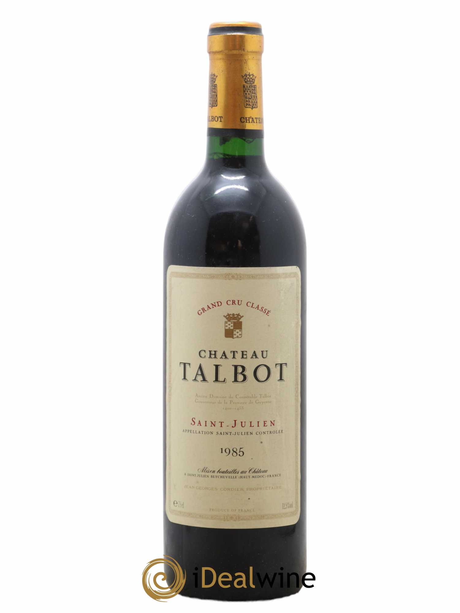 Château Talbot 4ème Grand Cru Classé 1985 - Lot de 1 bouteille - 0