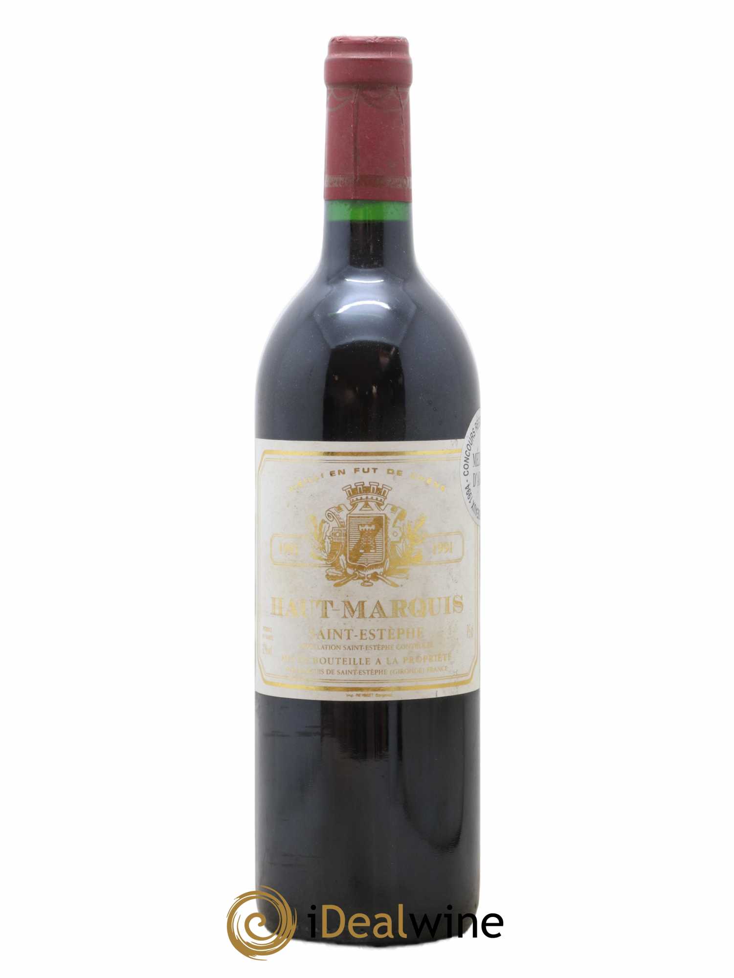 Saint-Estèphe 1991 - Posten von 1 Flasche - 0