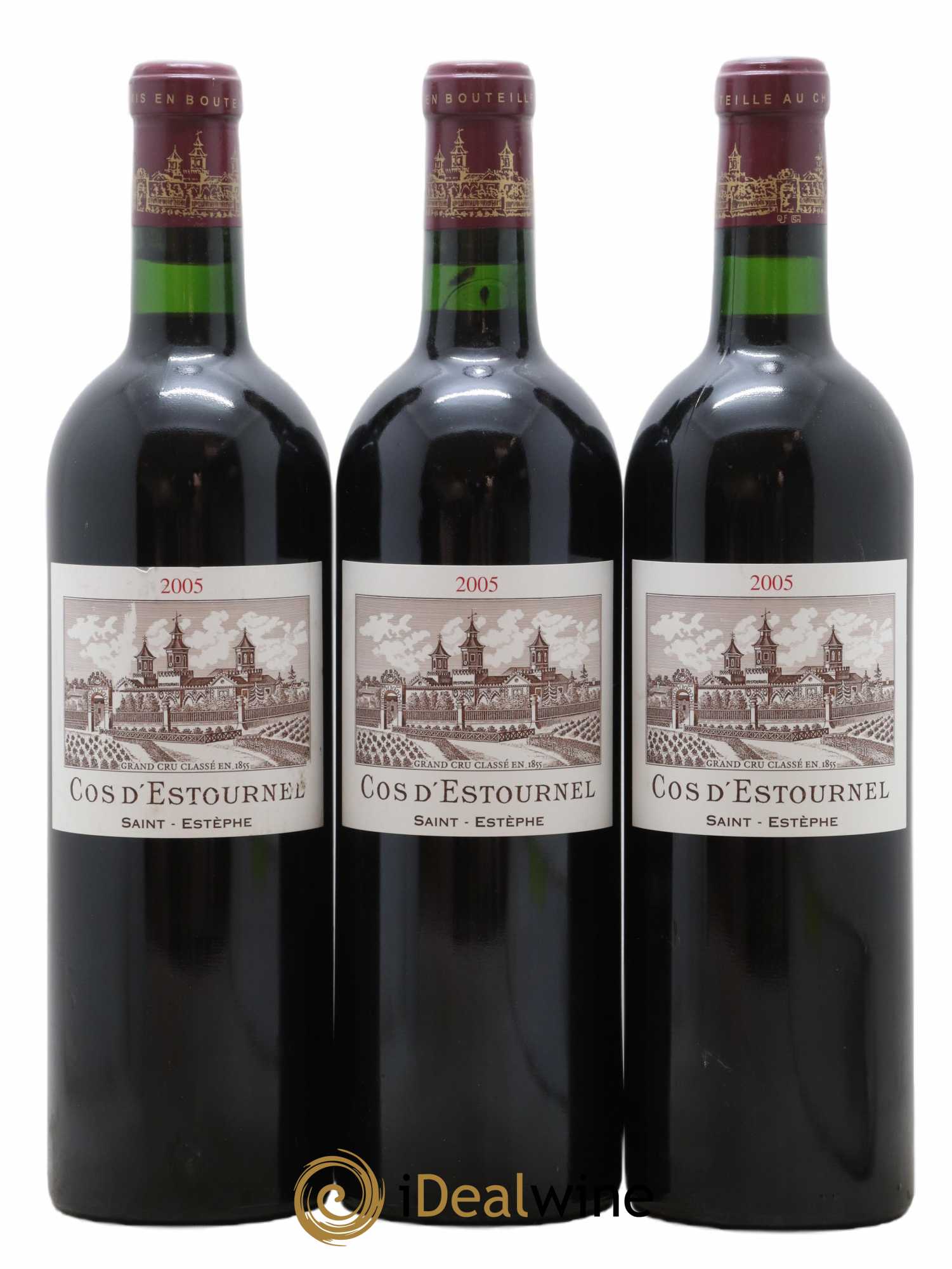 Cos d'Estournel 2ème Grand Cru Classé 2005 - Lot de 3 bouteilles - 0