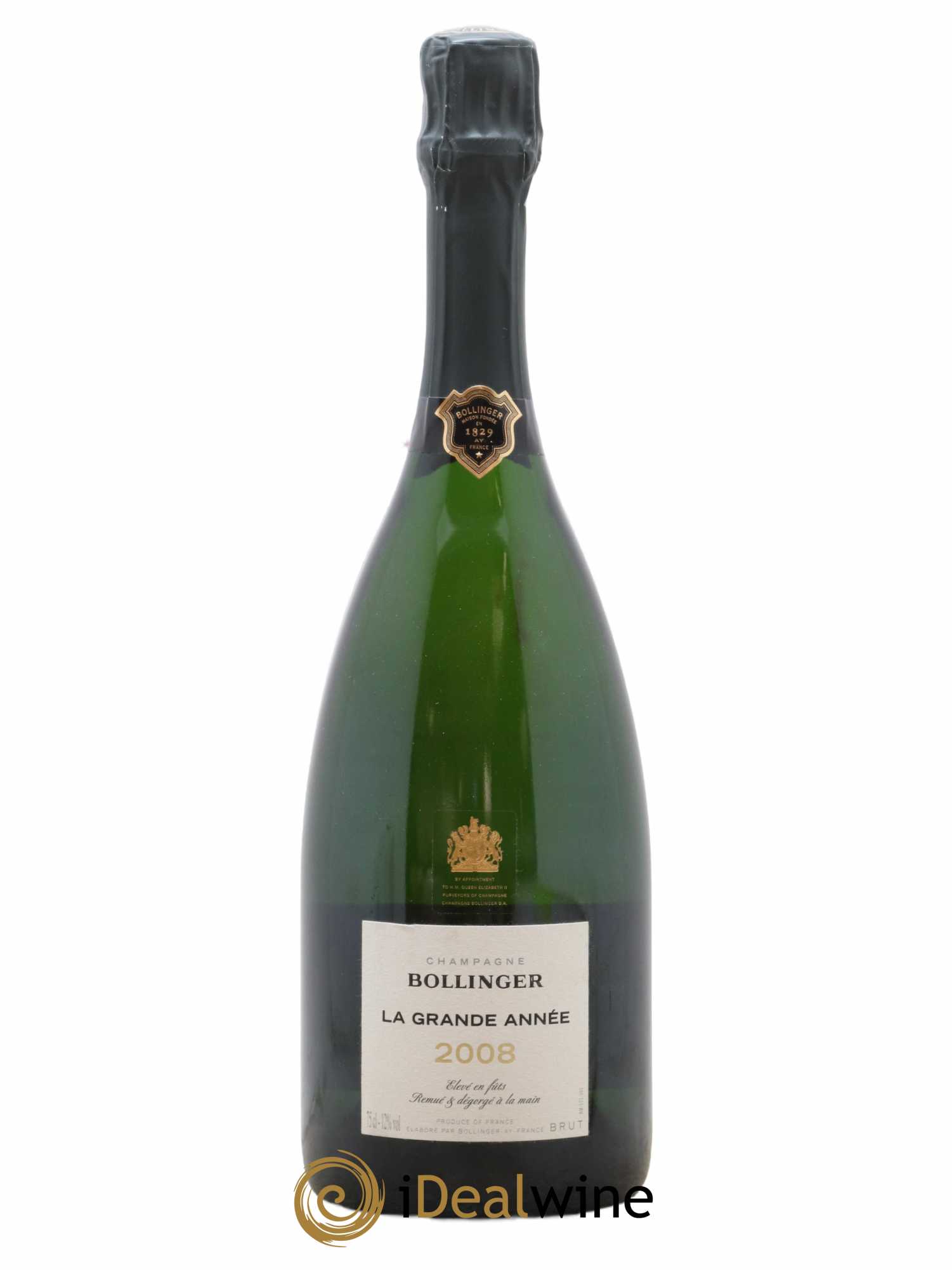 La Grande Année Brut Bollinger 2008 - Lot de 1 bouteille - 0