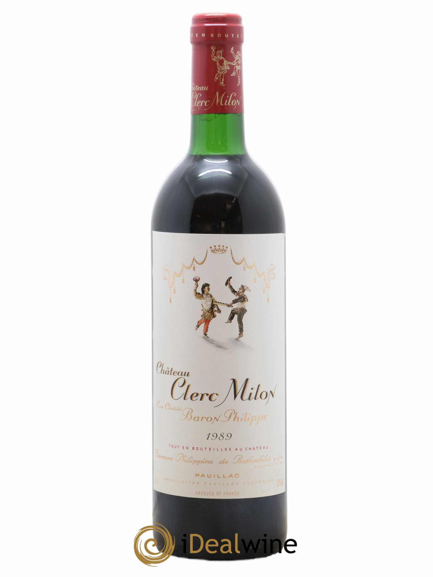 Château Clerc Milon 5ème Grand Cru Classé 1989 - Lot de 1 bouteille - 0
