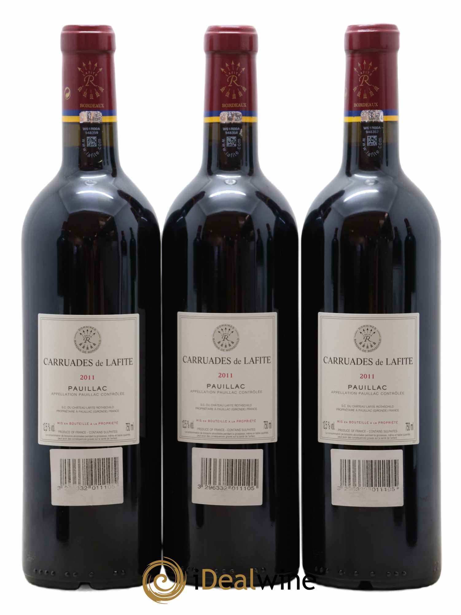 Carruades de Lafite Rothschild Second Vin 2011 - Lot de 6 bouteilles - 2