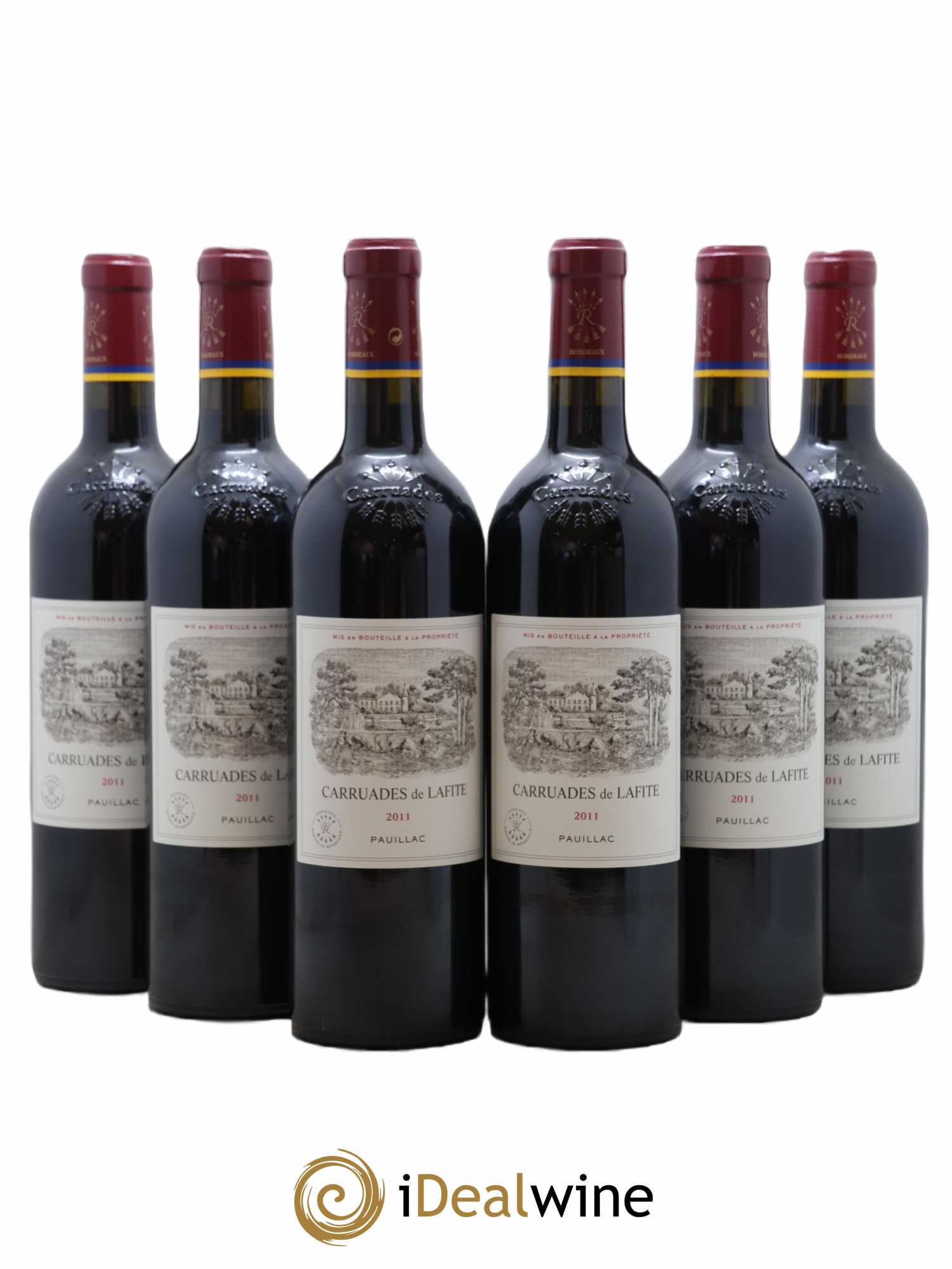Carruades de Lafite Rothschild Second Vin 2011 - Lot de 6 bouteilles - 0