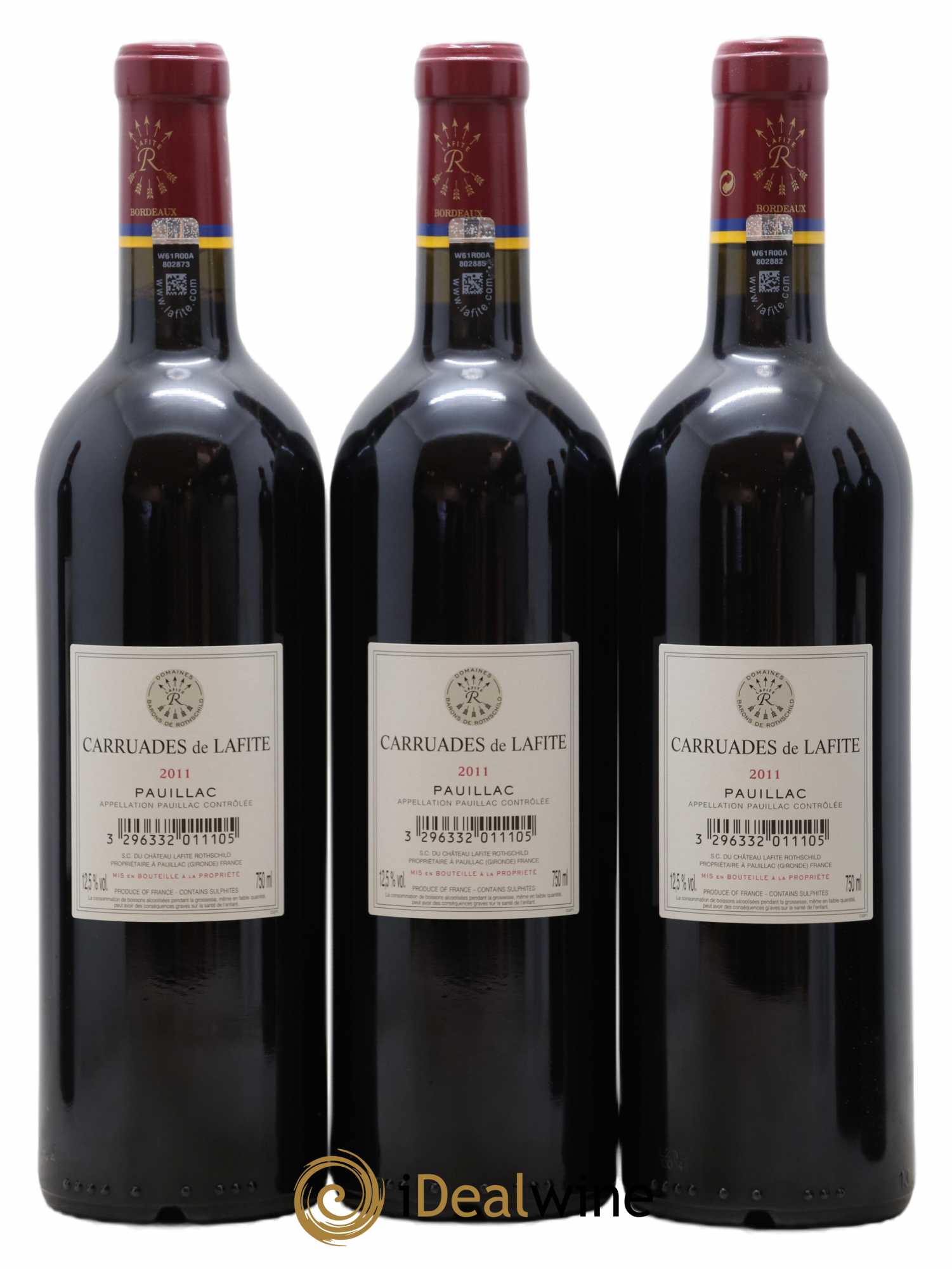 Carruades de Lafite Rothschild Second Vin 2011 - Lot of 6 bottles - 2