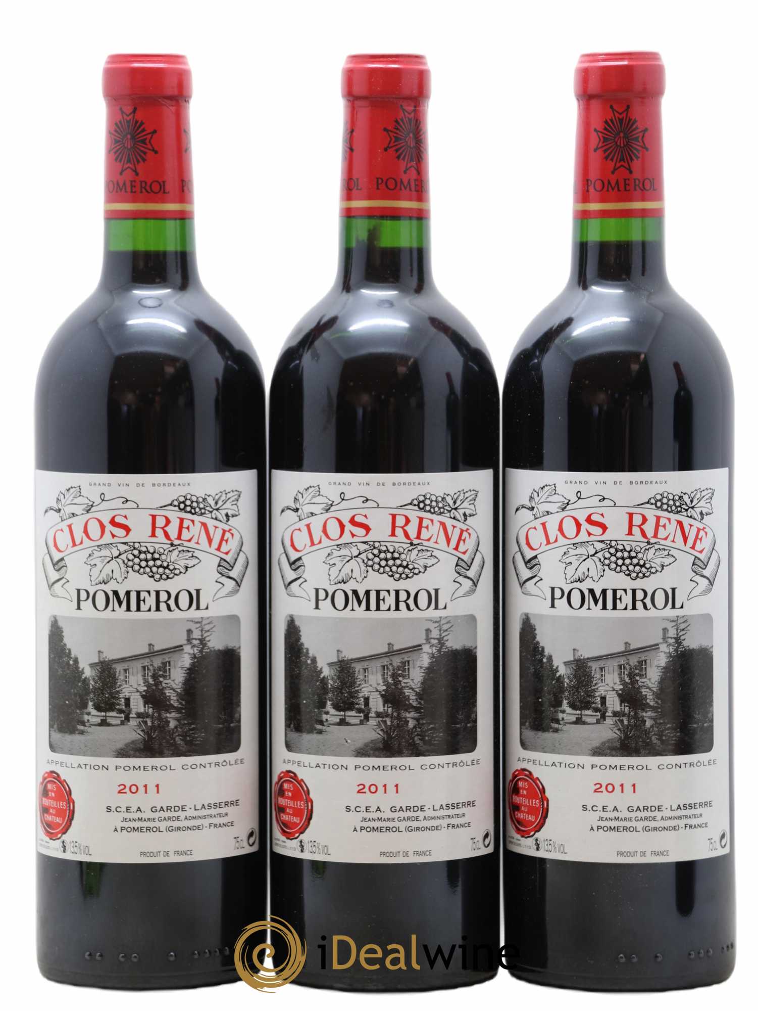 Clos René 2011 - Lot of 12 bottles - 2