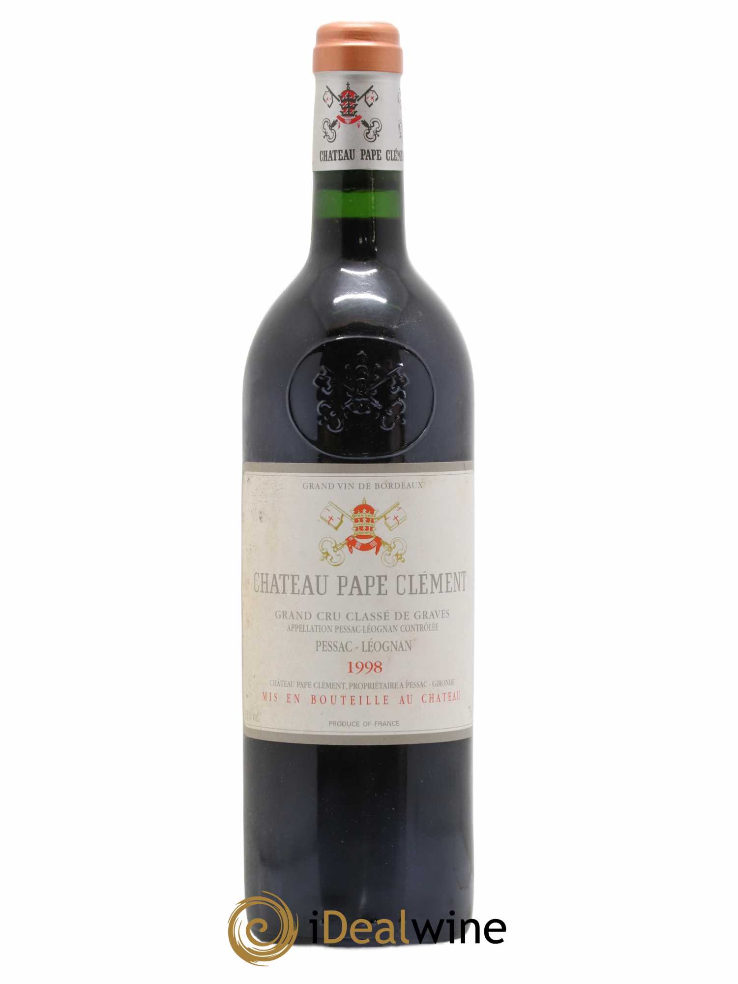Château Pape Clément Cru Classé de Graves 1998 - Lot de 1 bouteille - 0