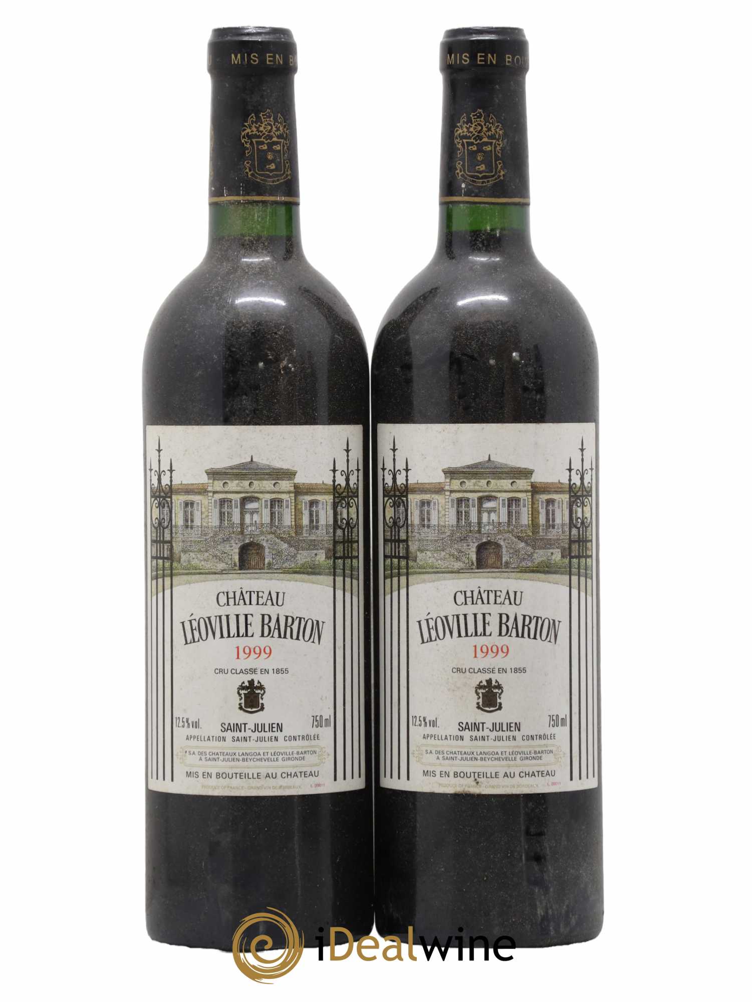 Château Léoville Barton 2ème Grand Cru Classé 1999 - Lot de 2 bouteilles - 0