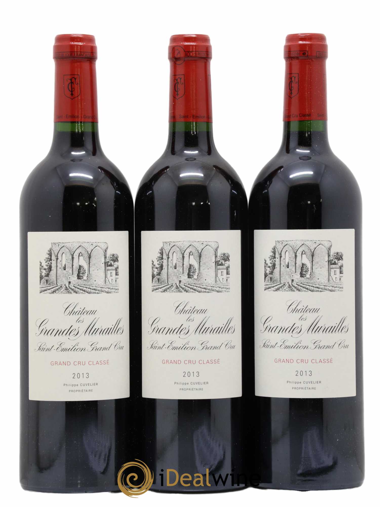 Château les Grandes Murailles Grand Cru Classé 2013 - Lot de 3 bouteilles - 0