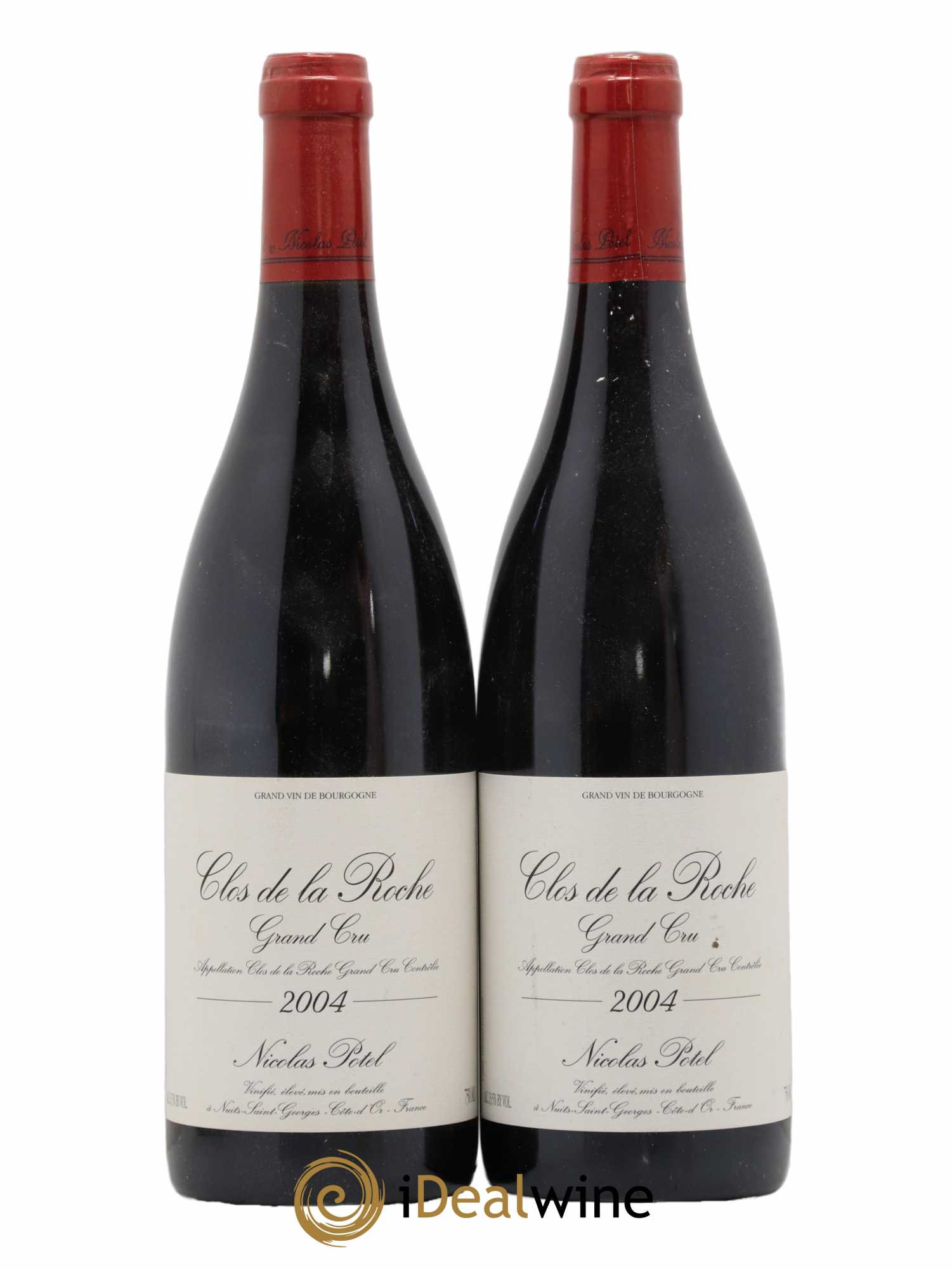 Clos de la Roche Grand Cru Nicolas Potel 2004 - Lot de 2 bouteilles - 0