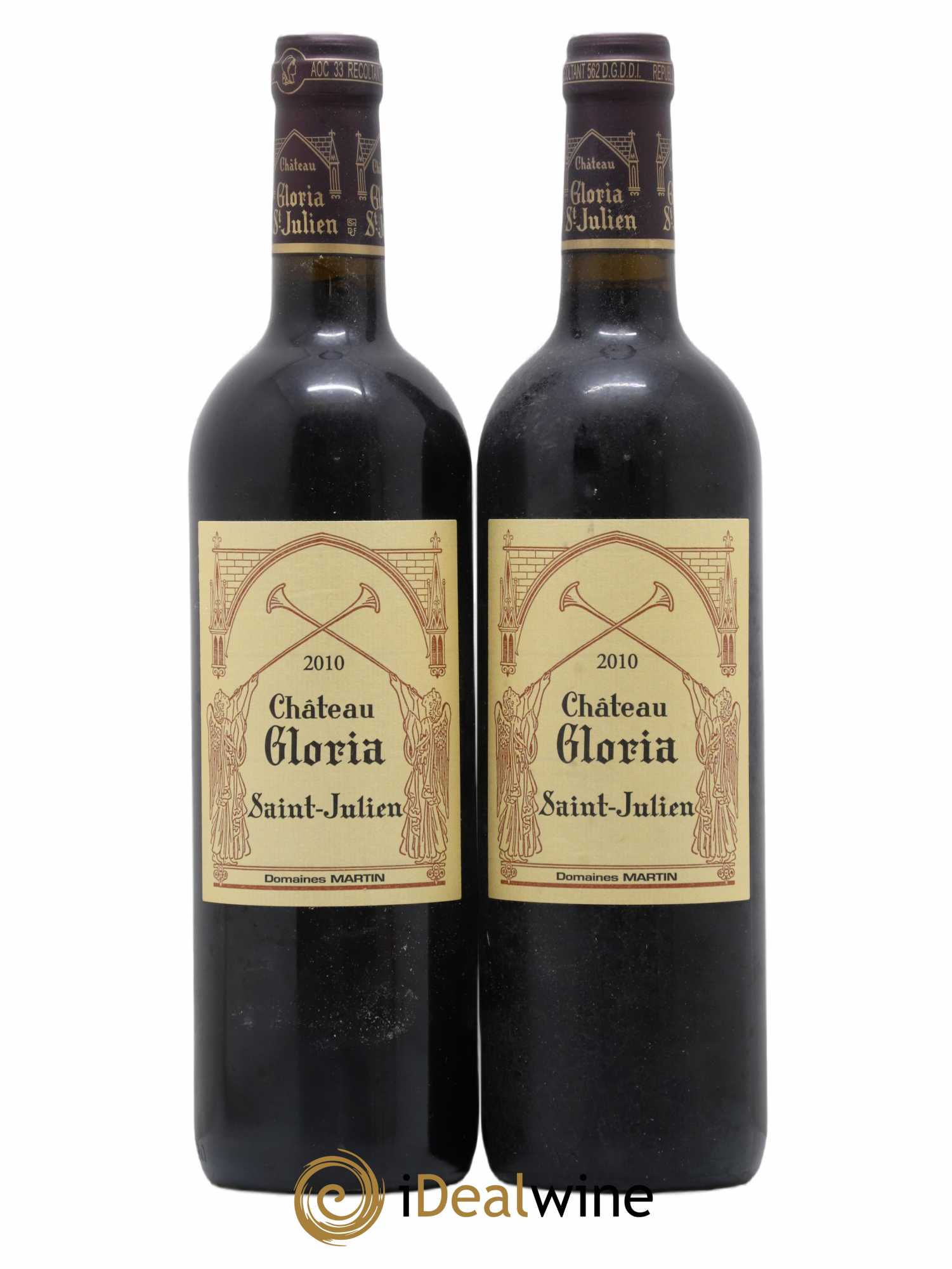 Château Gloria 2010 - Lot de 2 bouteilles - 0