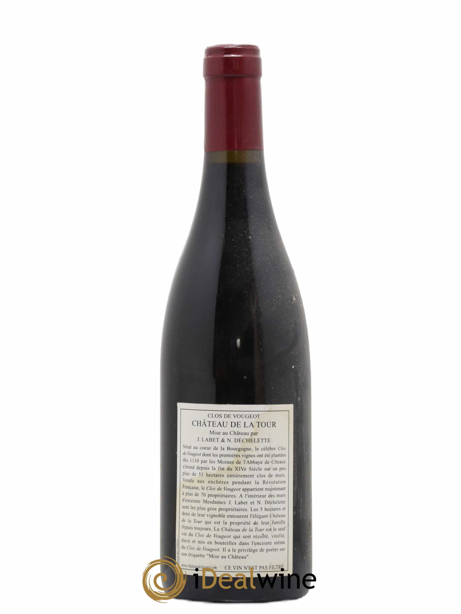 Clos de Vougeot Grand Cru Vieilles Vignes Château de La Tour 2005 - Lot de 1 bouteille - 1
