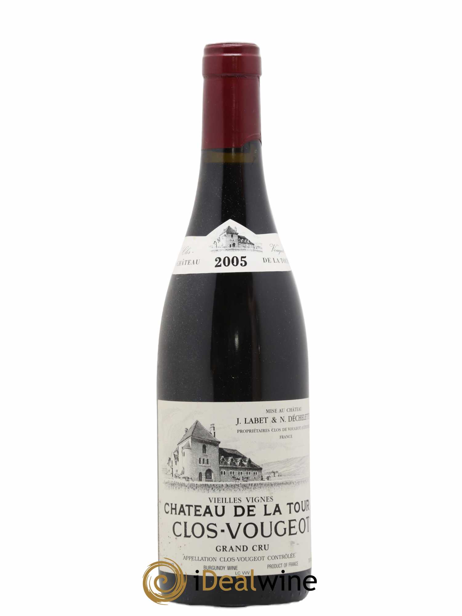 Clos de Vougeot Grand Cru Vieilles Vignes Château de La Tour 2005 - Lot de 1 bouteille - 0