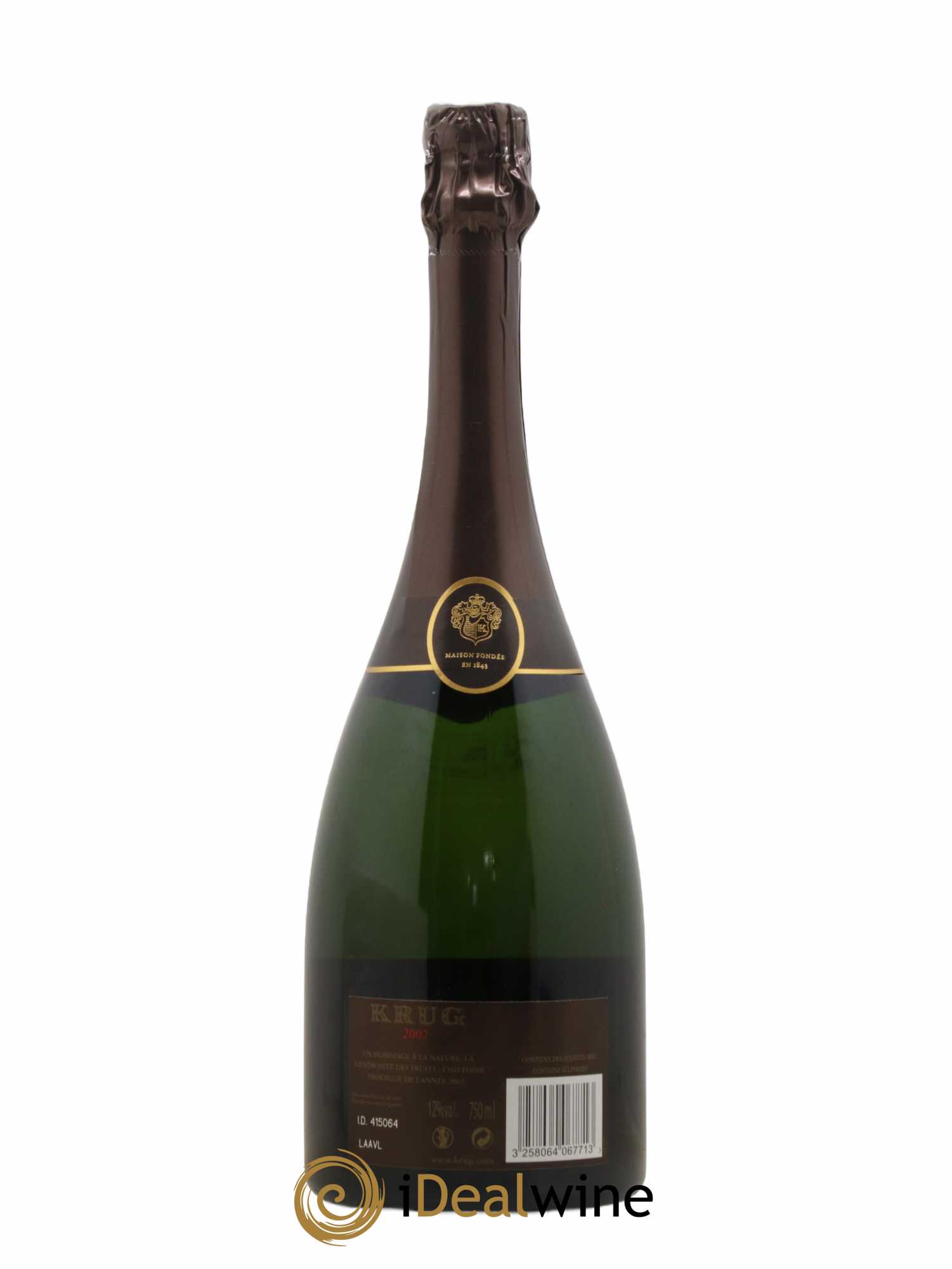 Vintage Krug 2002 - Lot de 1 bouteille - 2
