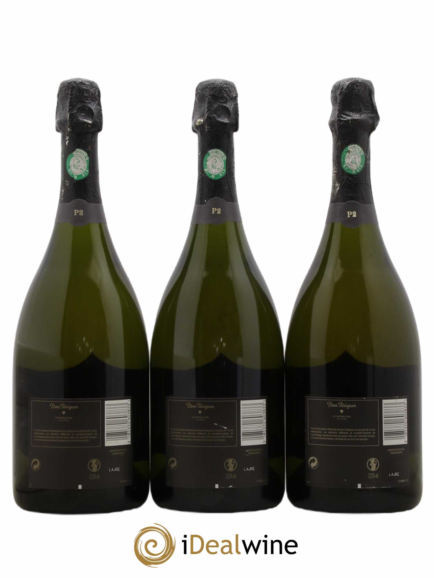 2eme Plénitude (P2) Dom Pérignon 2000 - Lot de 3 bouteilles - 1