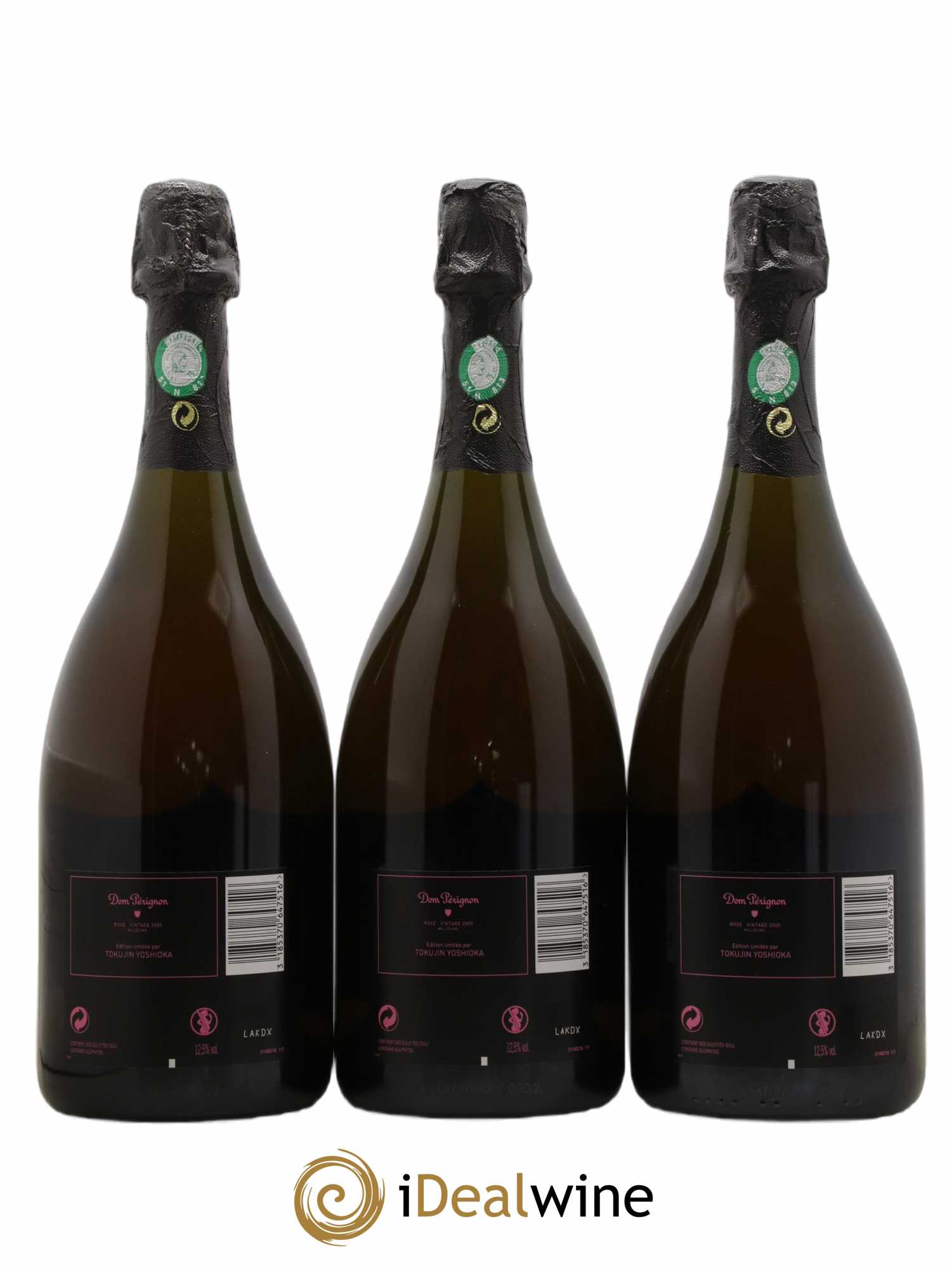 Brut Dom Pérignon Edition Tokujin Yoshioka 2005 - Lot de 3 bouteilles - 1