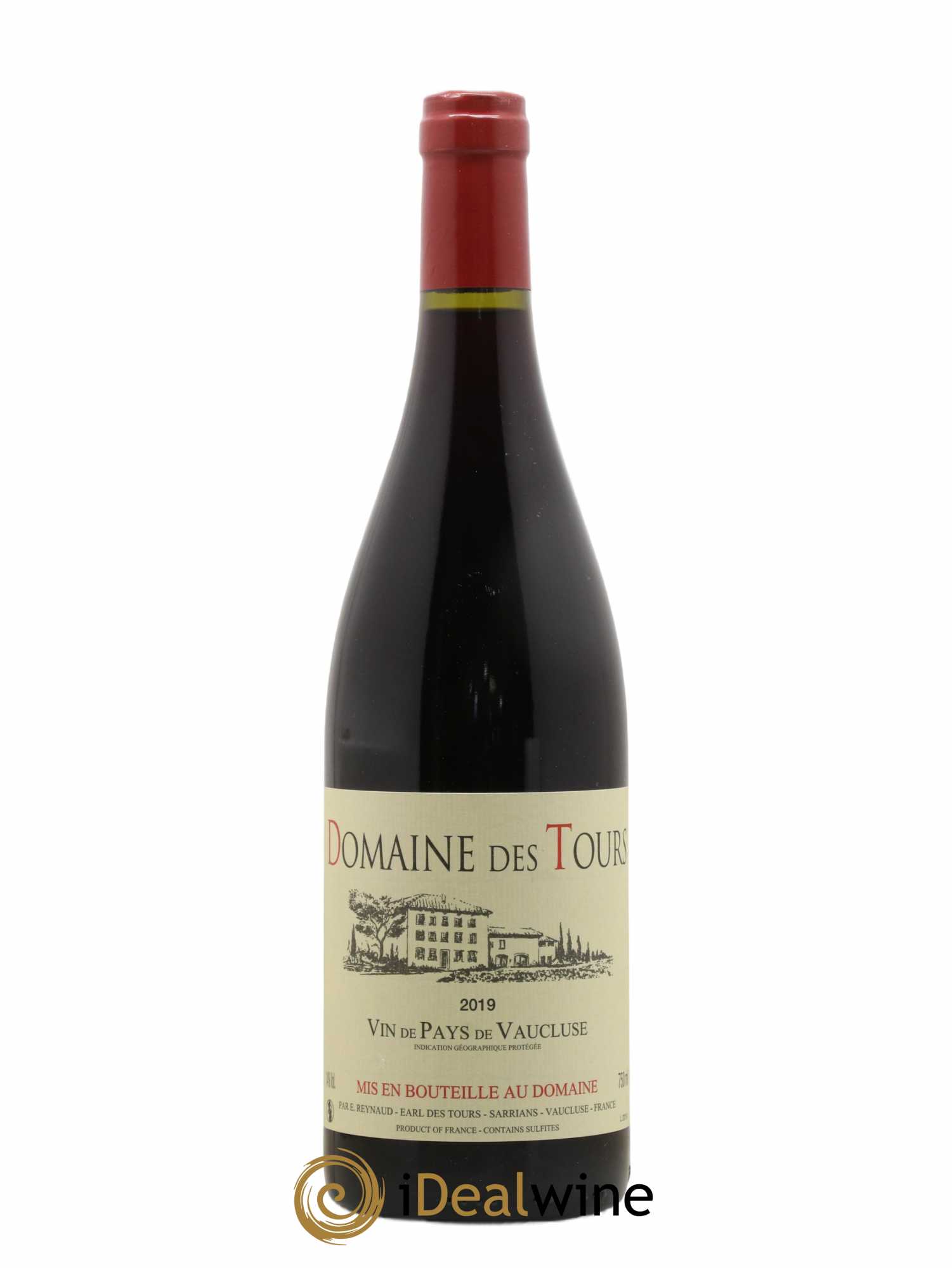 Vaucluse (Vin de Pays de Vaucluse) Domaine des Tours Emmanuel Reynaud 2019 - Lot de 1 bouteille - 0