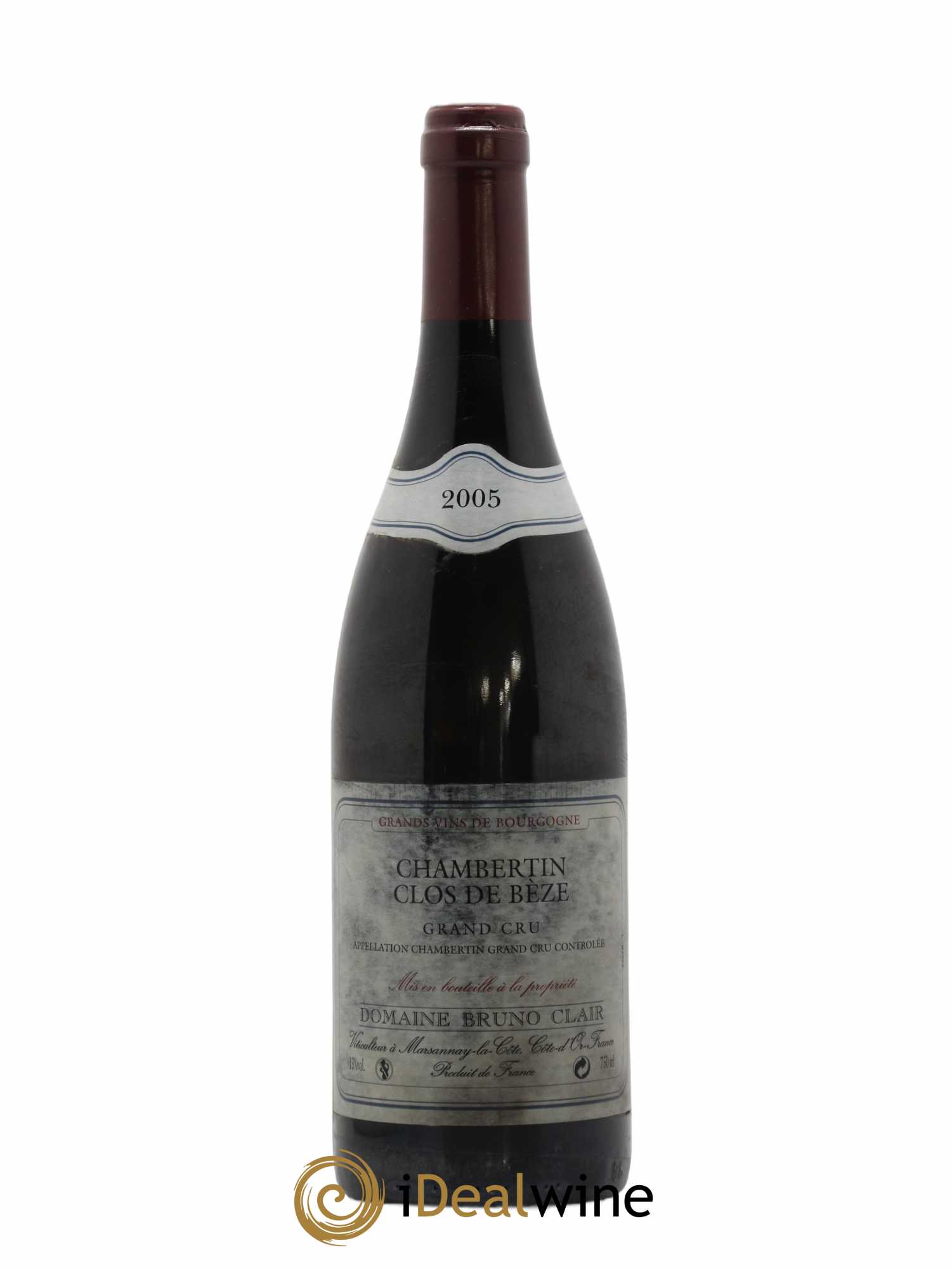 Chambertin Clos de Bèze Grand Cru Bruno Clair (Domaine) 2005 - Lot de 1 bouteille - 0