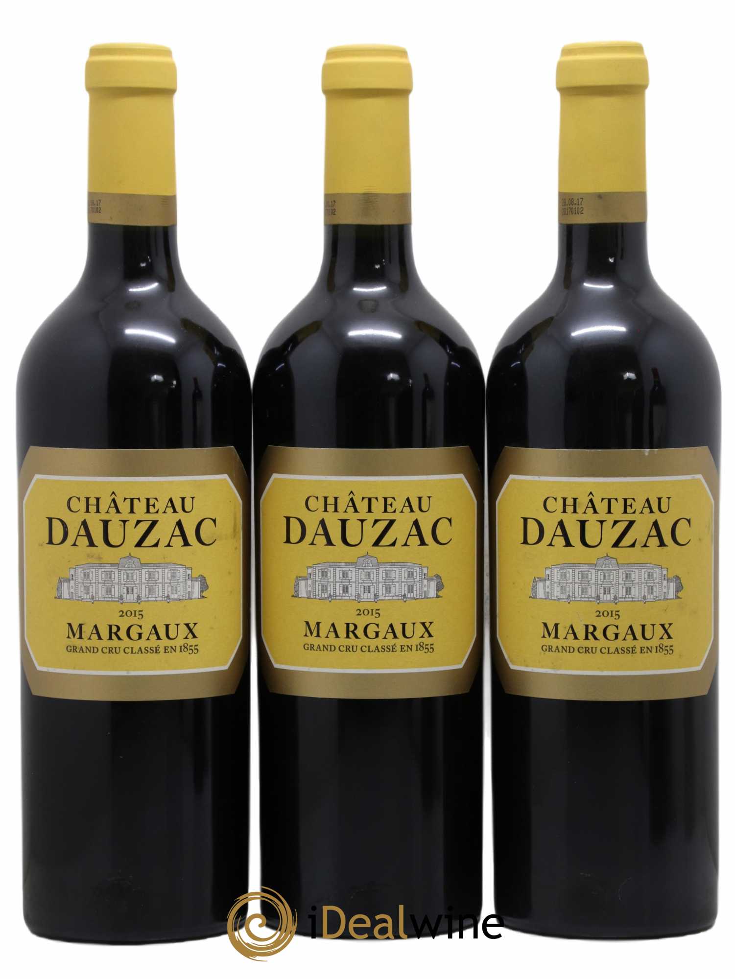 Château Dauzac 5ème Grand Cru Classé 2015 - Lot de 3 bouteilles - 0