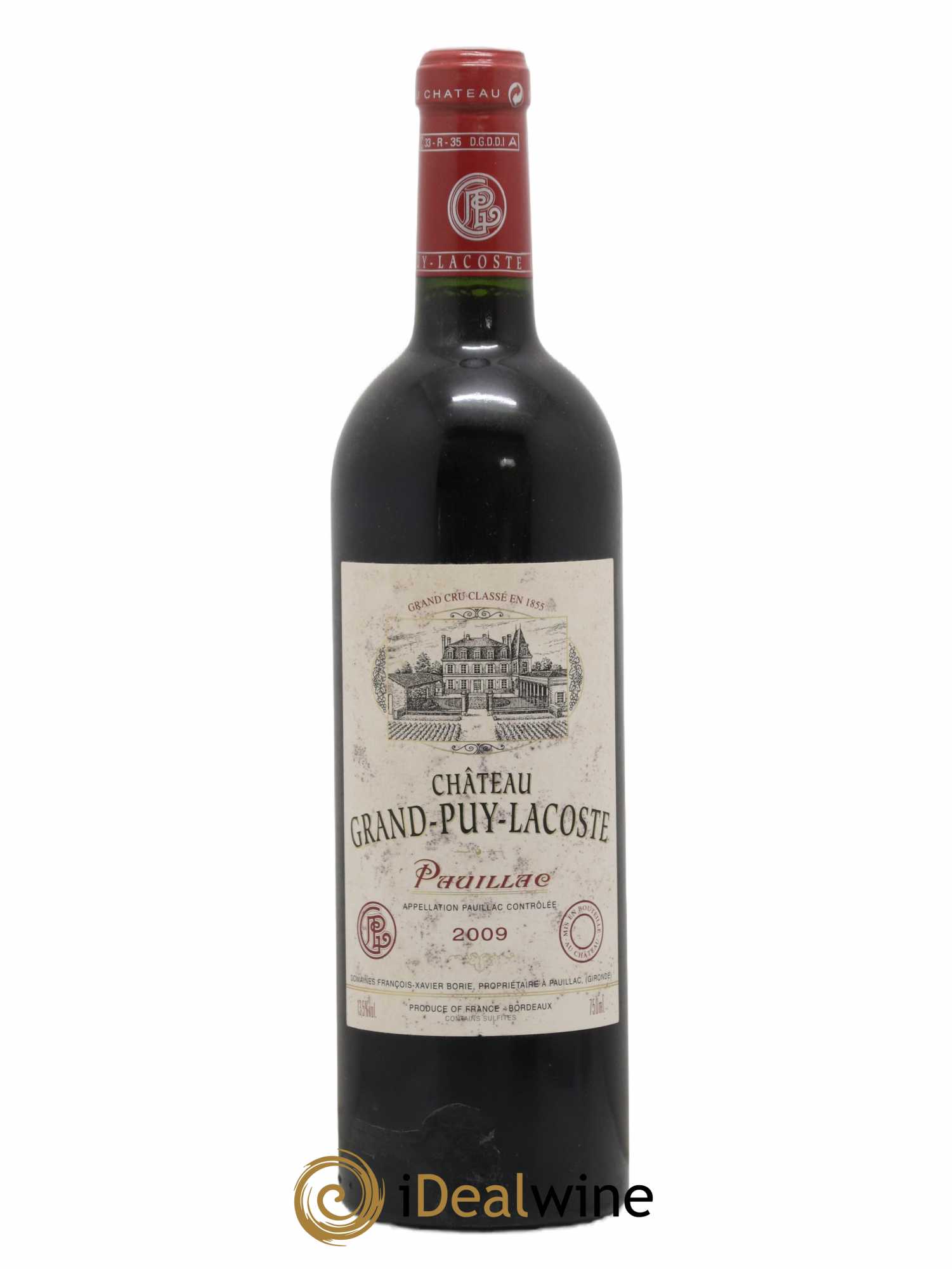 Château Grand Puy Lacoste 5ème Grand Cru Classé 2009 - Lot of 1 bottle - 0