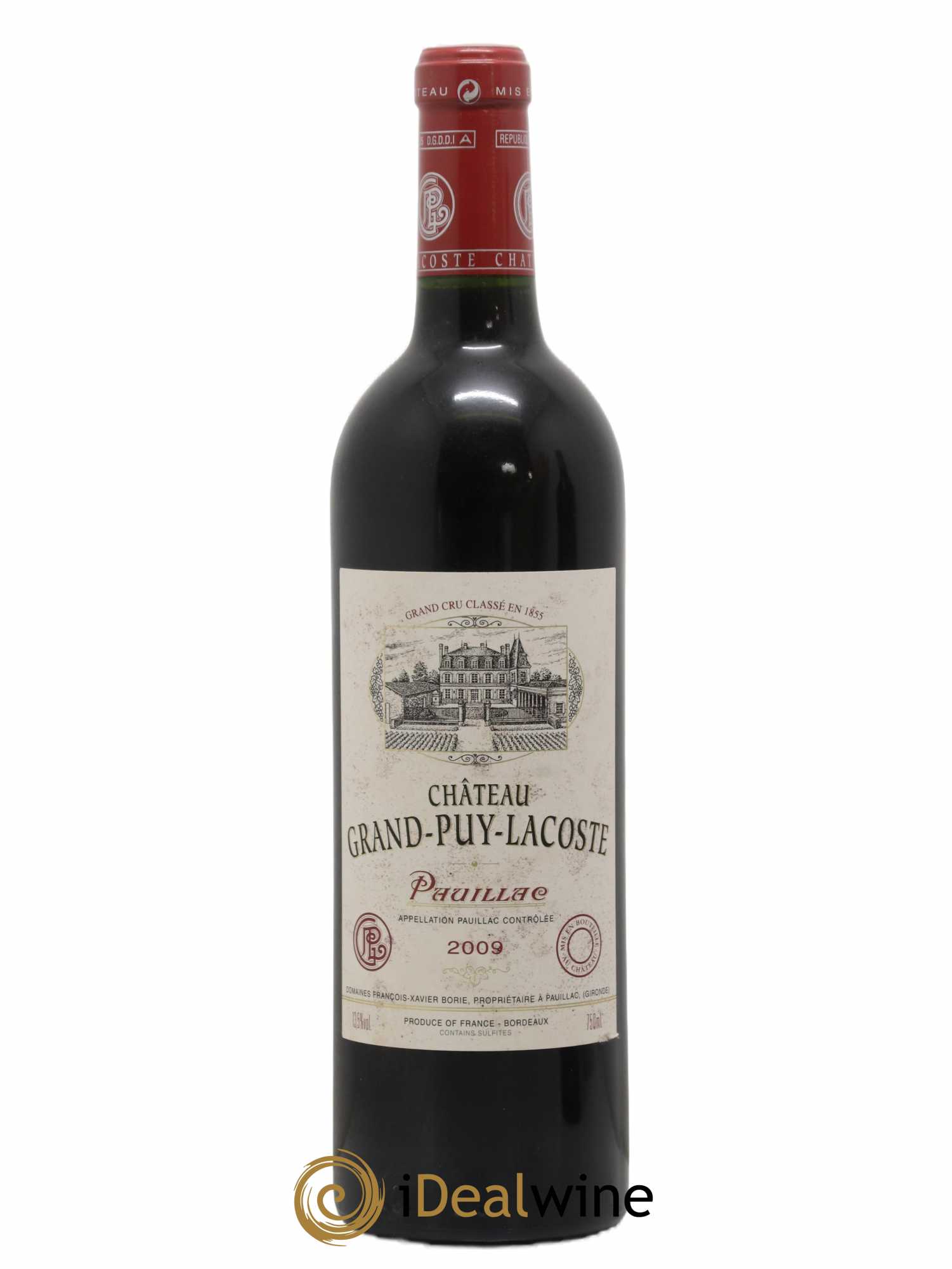 Château Grand Puy Lacoste 5ème Grand Cru Classé 2009 - Lot of 1 bottle - 0