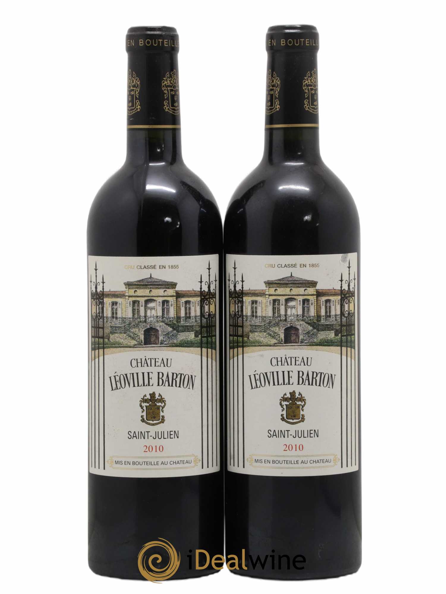 Château Léoville Barton 2ème Grand Cru Classé 2010 - Lot of 2 bottles - 0