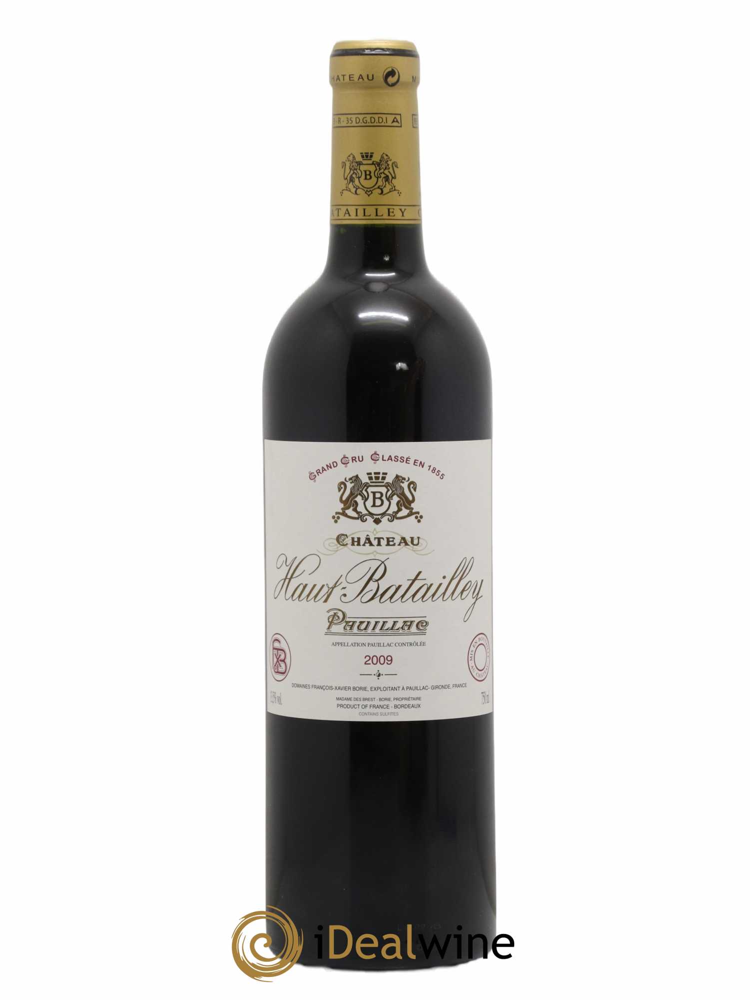 Château Haut Batailley 5ème Grand Cru Classé 2009 - Lot de 1 bouteille - 0