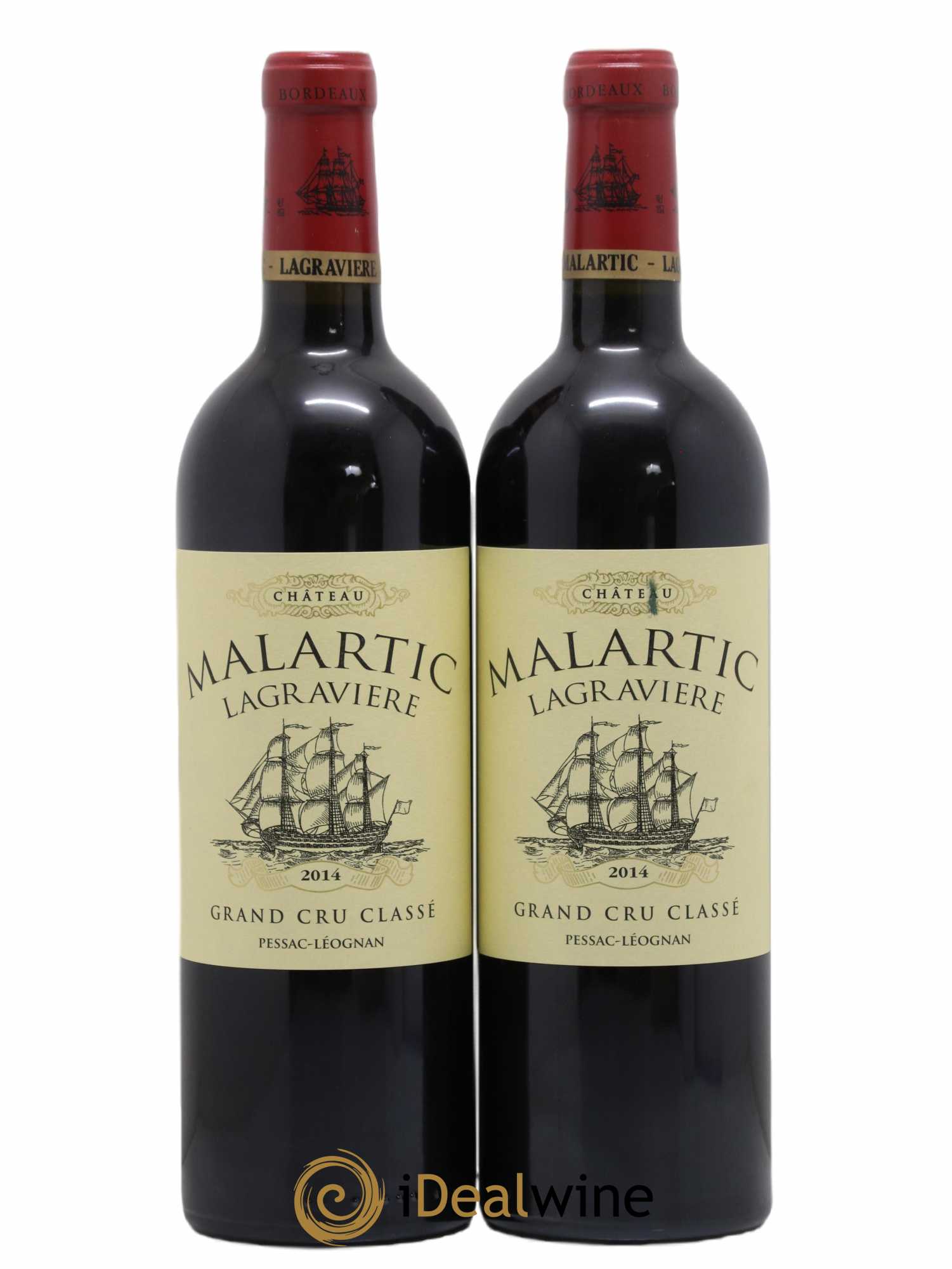 Château Malartic-Lagravière Cru Classé de Graves 2014 - Lot de 2 bouteilles - 0