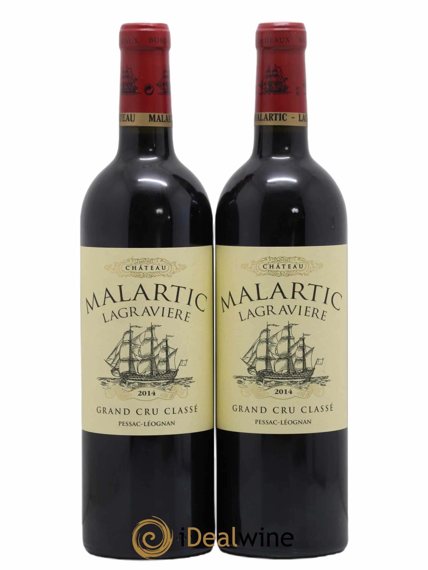 Château Malartic-Lagravière Cru Classé de Graves 2014 - Lot de 2 bouteilles - 0
