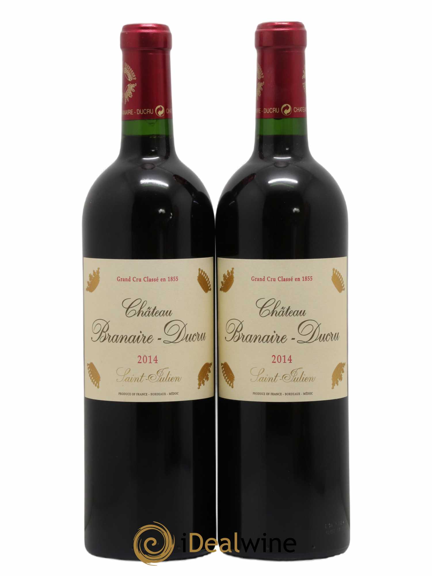 Château Branaire Ducru 4ème Grand Cru Classé 2014 - Lot de 2 bouteilles - 0