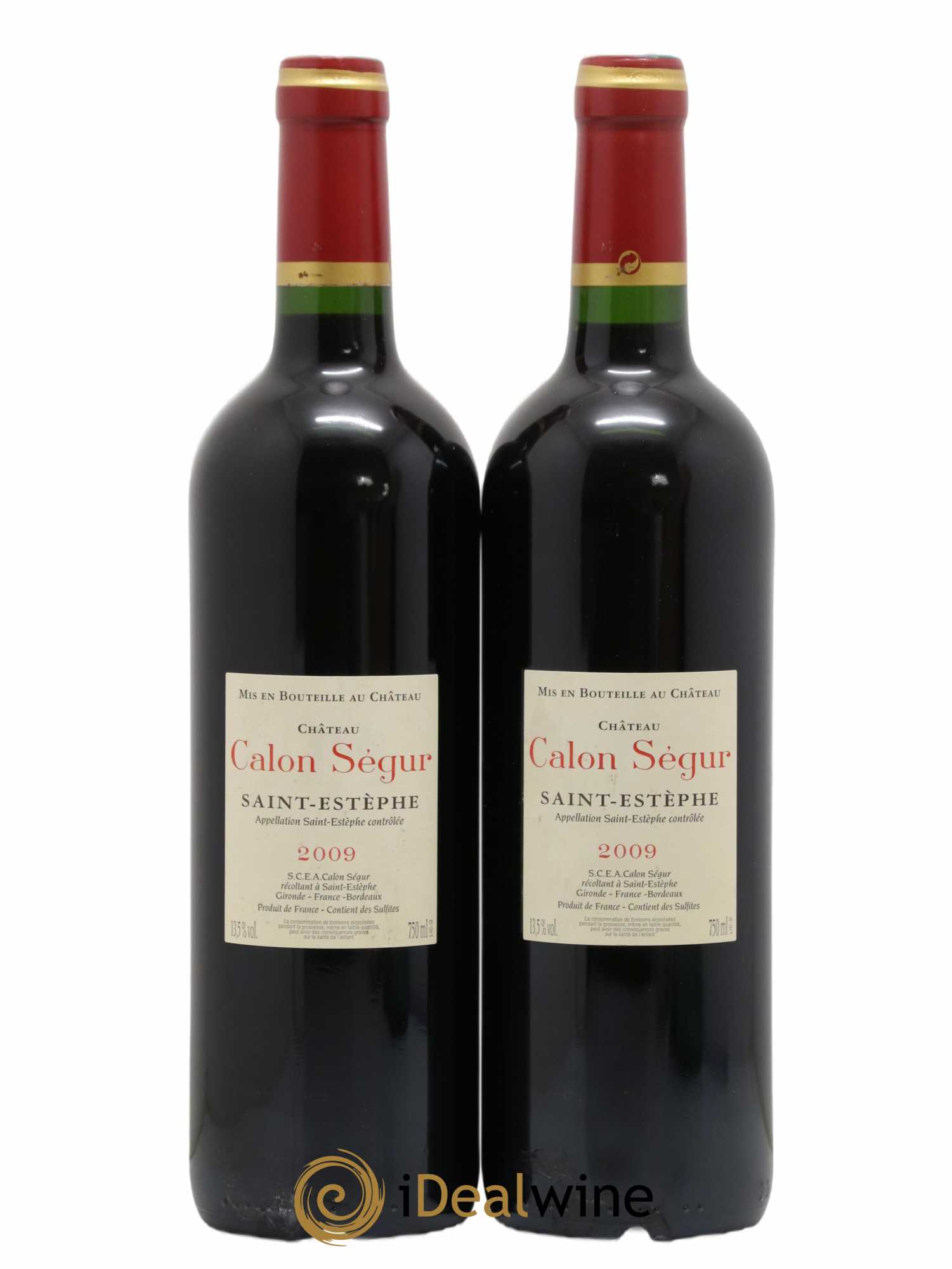 Château Calon Ségur 3ème Grand Cru Classé 2009 - Lot of 2 bottles - 1