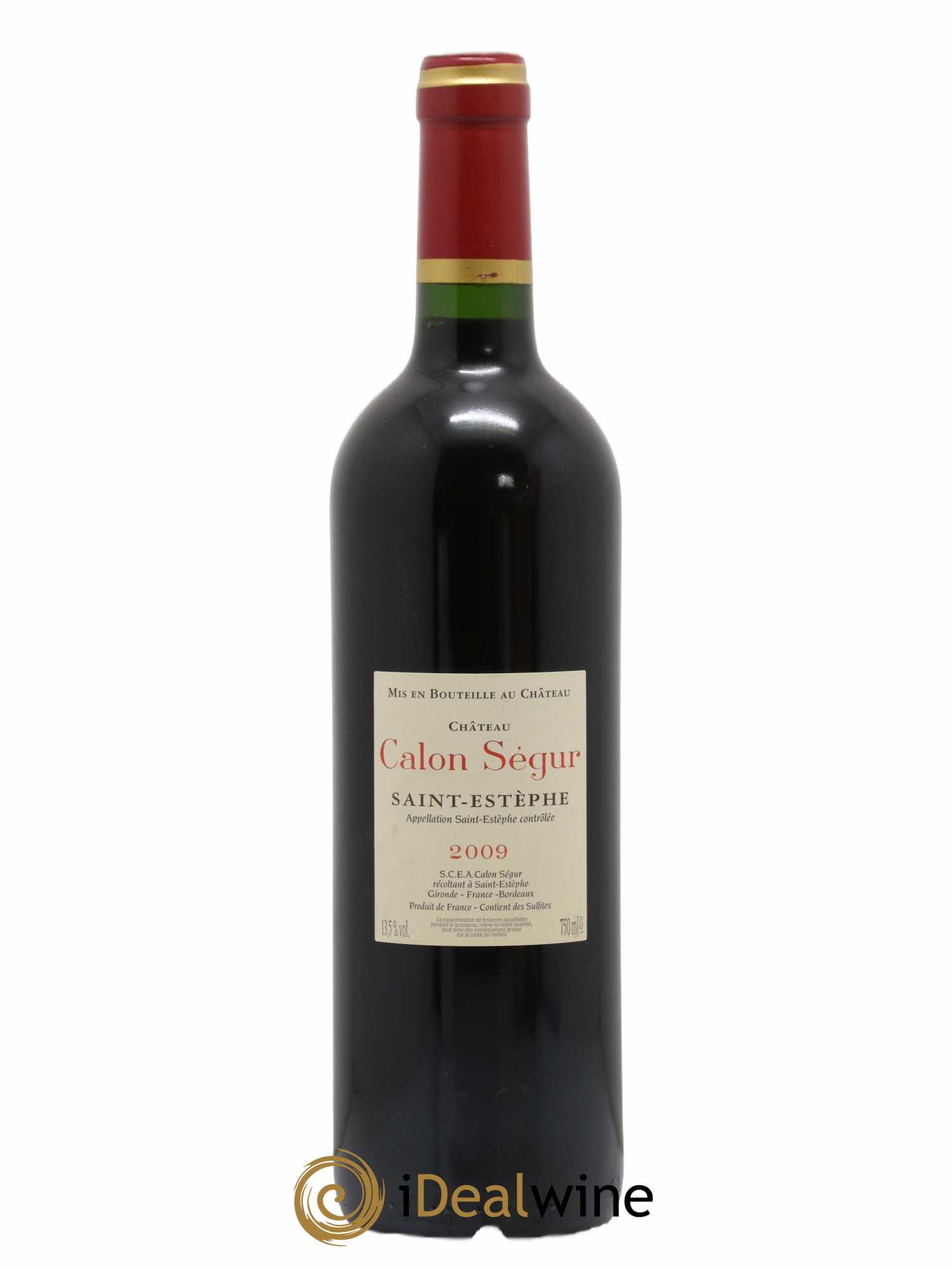 Château Calon Ségur 3ème Grand Cru Classé 2009 - Lot de 1 bouteille - 1