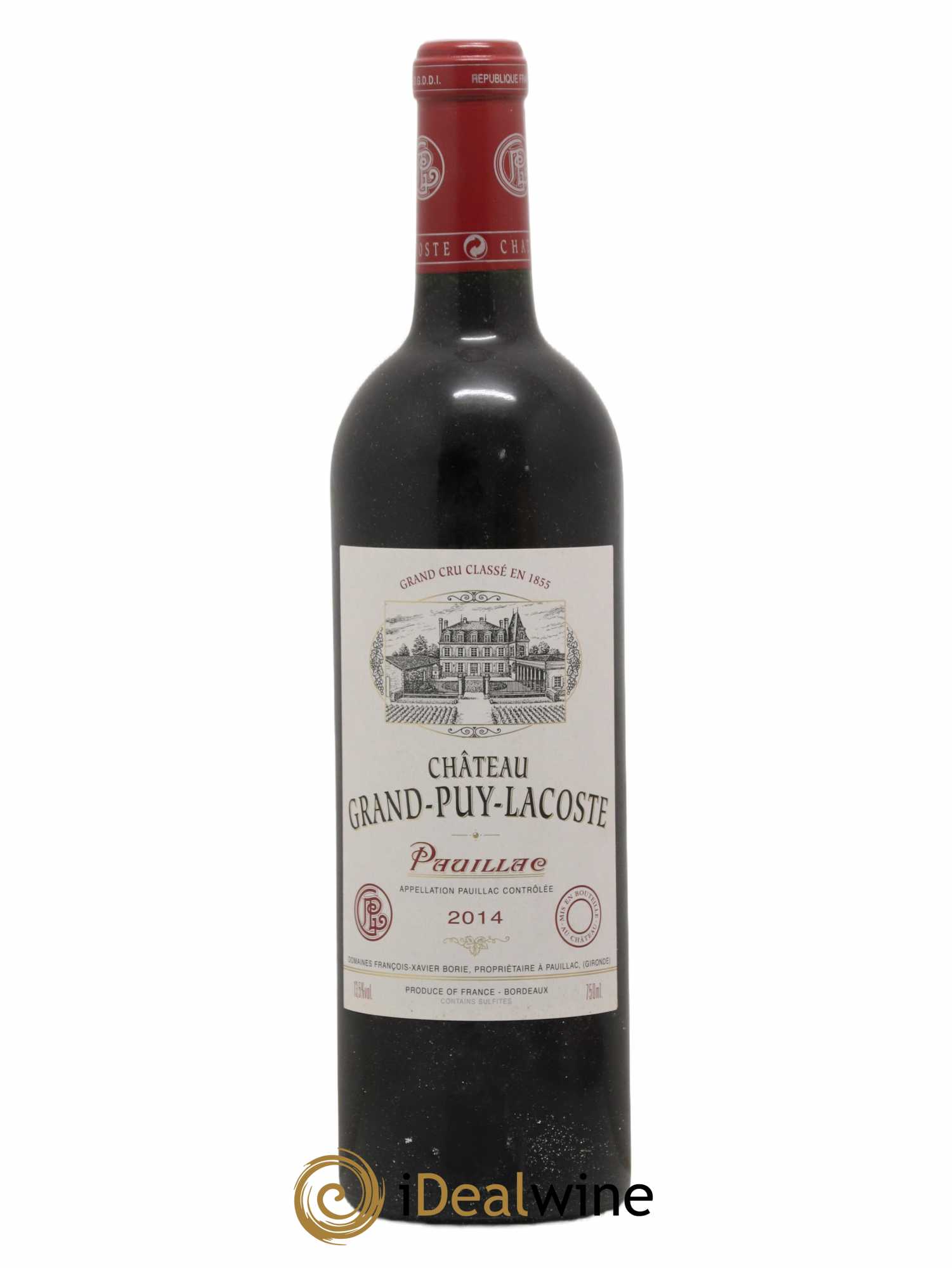 Château Grand Puy Lacoste 5ème Grand Cru Classé 2014 - Lot de 1 bouteille - 0