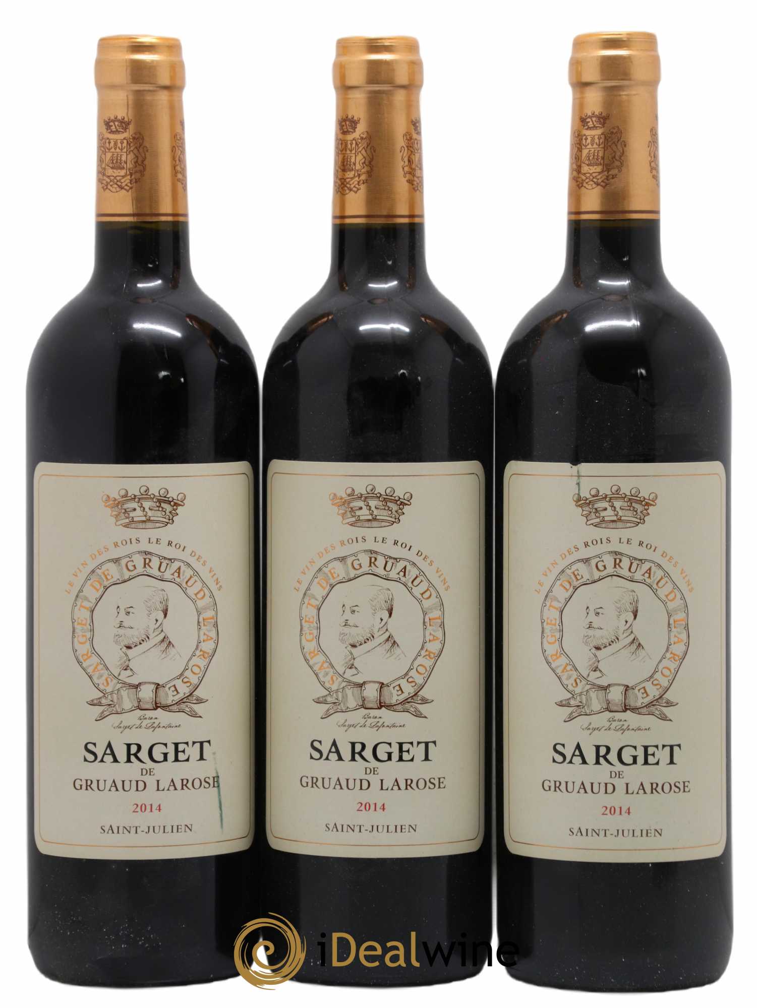 Sarget de Gruaud Larose Second Vin 2014 - Lot of 3 bottles - 0