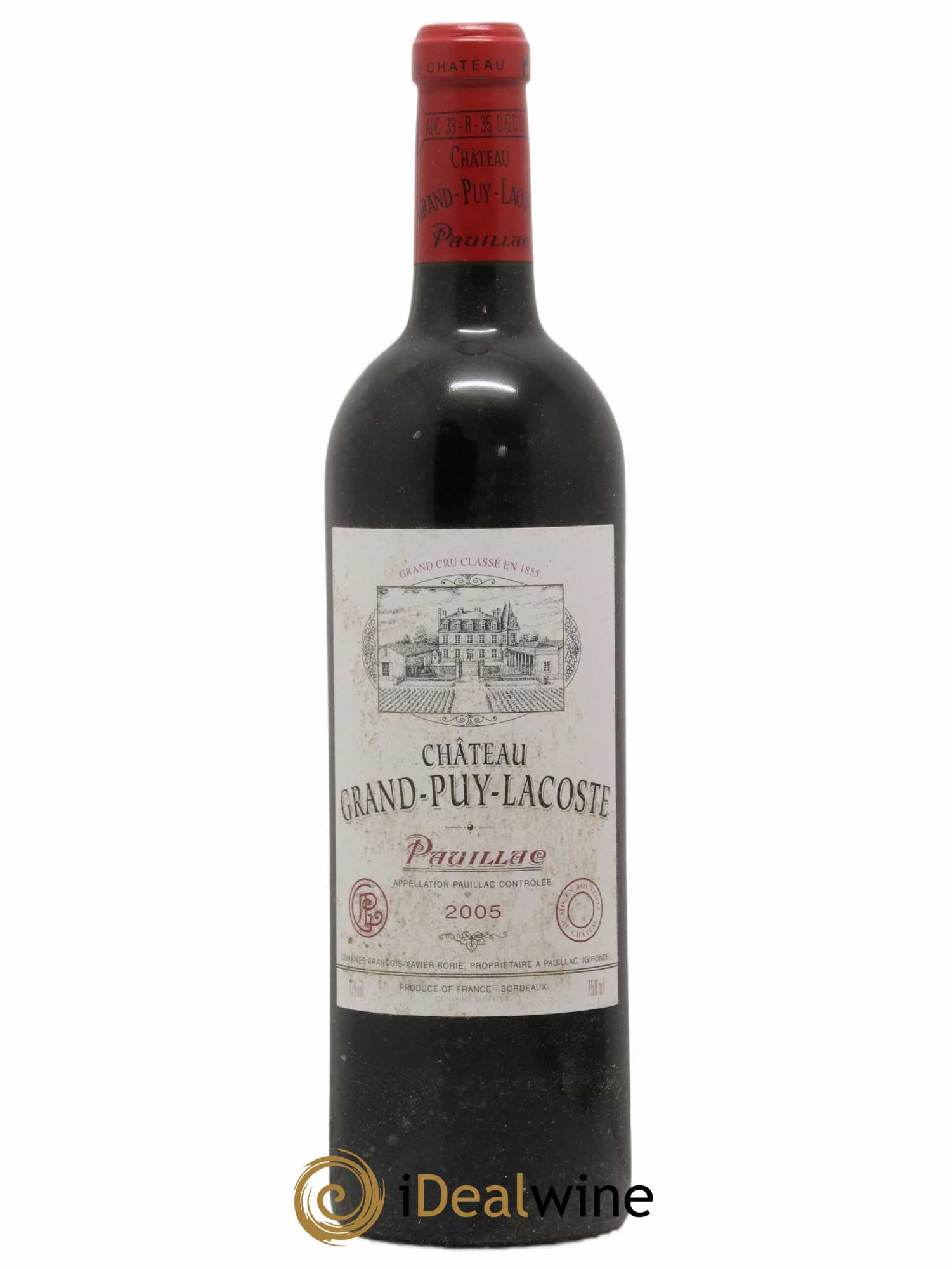 Château Grand Puy Lacoste 5ème Grand Cru Classé 2005 - Lot de 1 bouteille - 0