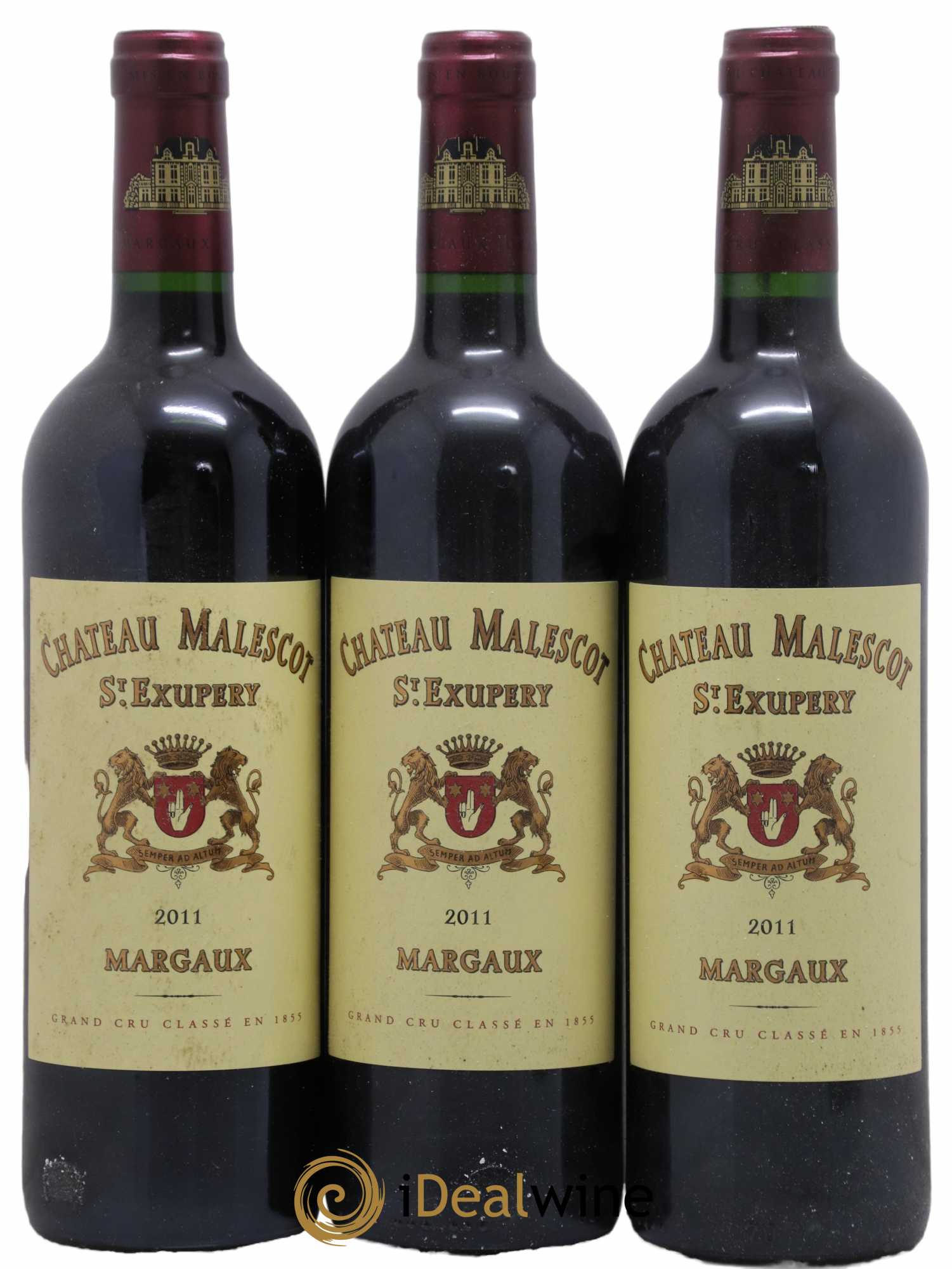 Château Malescot Saint-Exupéry 3ème Grand Cru Classé 2011 - Lot de 3 bouteilles - 0