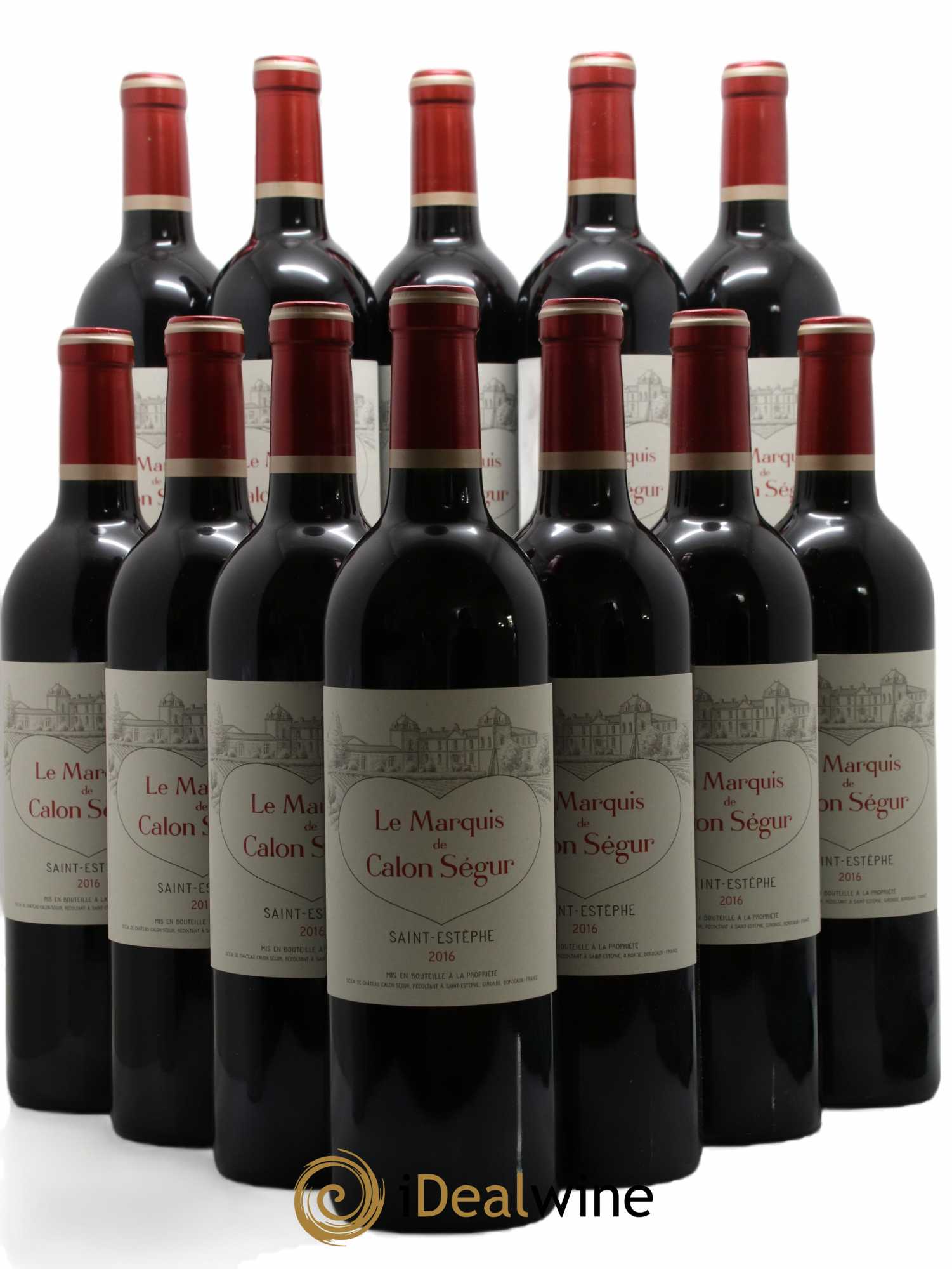 Marquis de Calon Second Vin 2016 - Lot de 12 bouteilles - 0