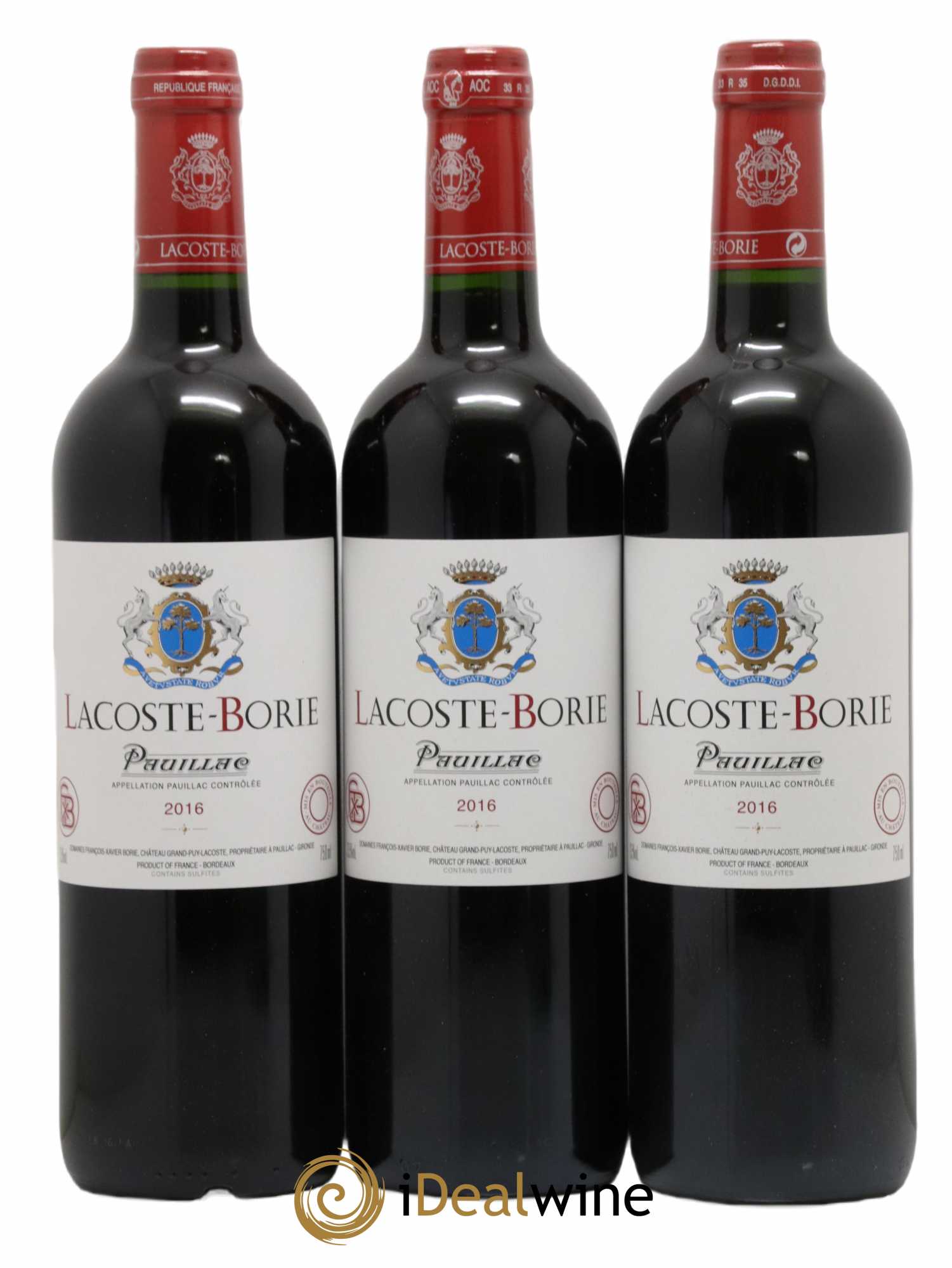Lacoste Borie 2016 - Lot de 12 bouteilles - 1