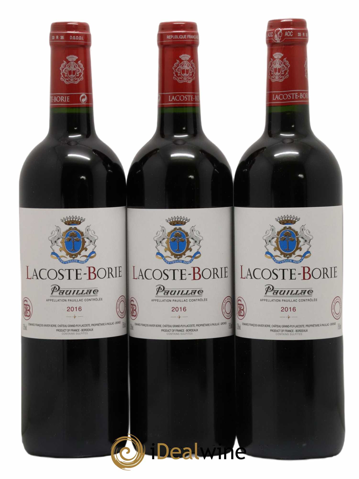 Lacoste Borie 2016 - Lot de 12 bouteilles - 2