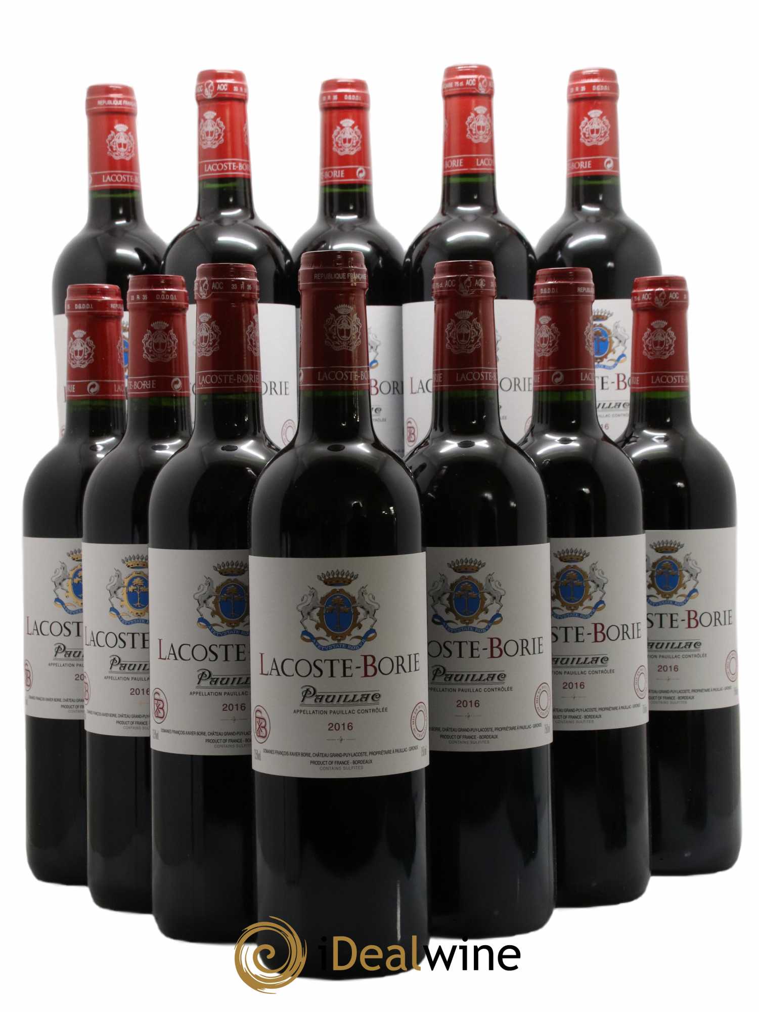 Lacoste Borie 2016 - Lot de 12 bouteilles - 0