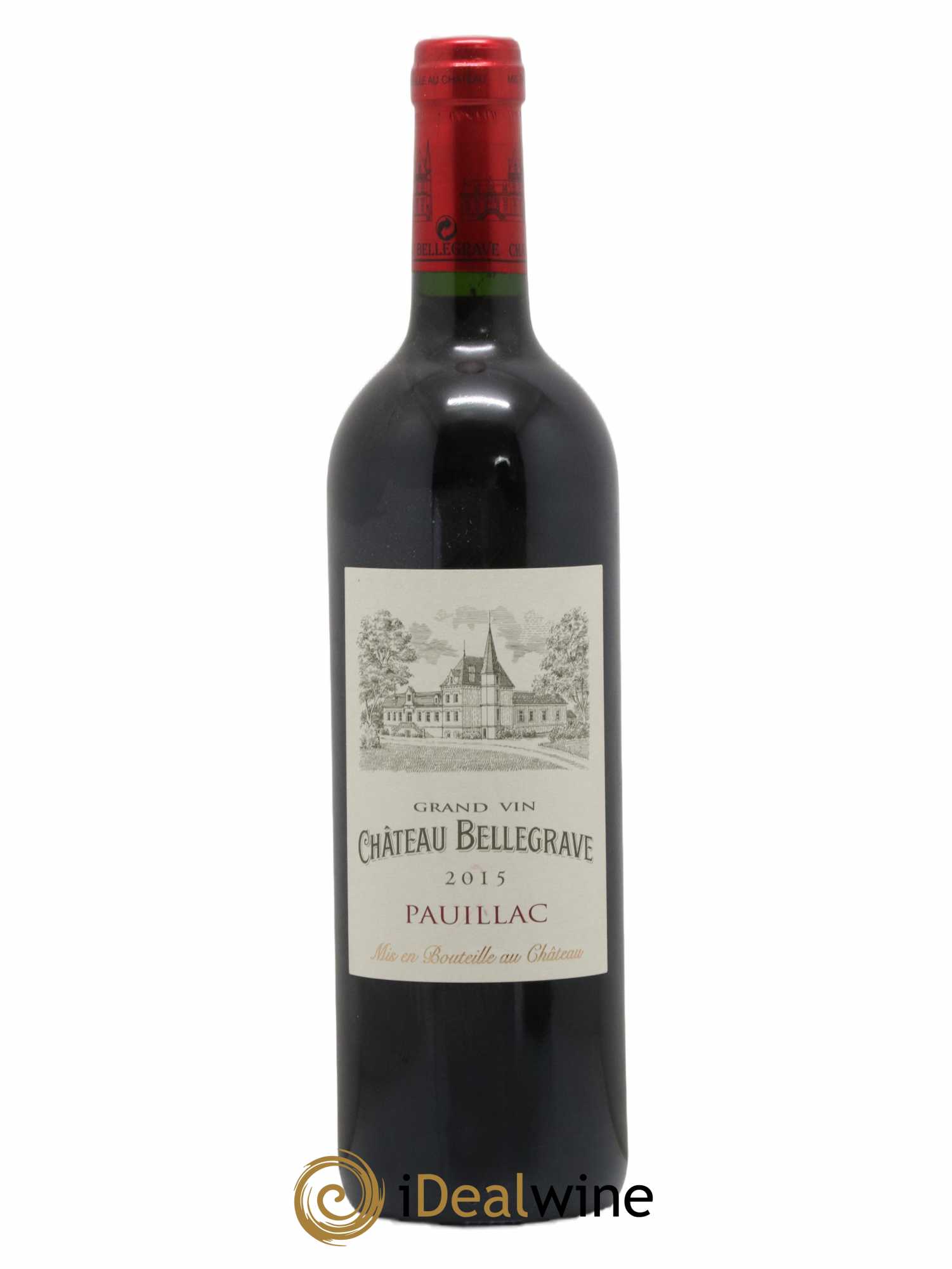 Château Bellegrave Cru Bourgeois 2015 - Lot de 1 bouteille - 0
